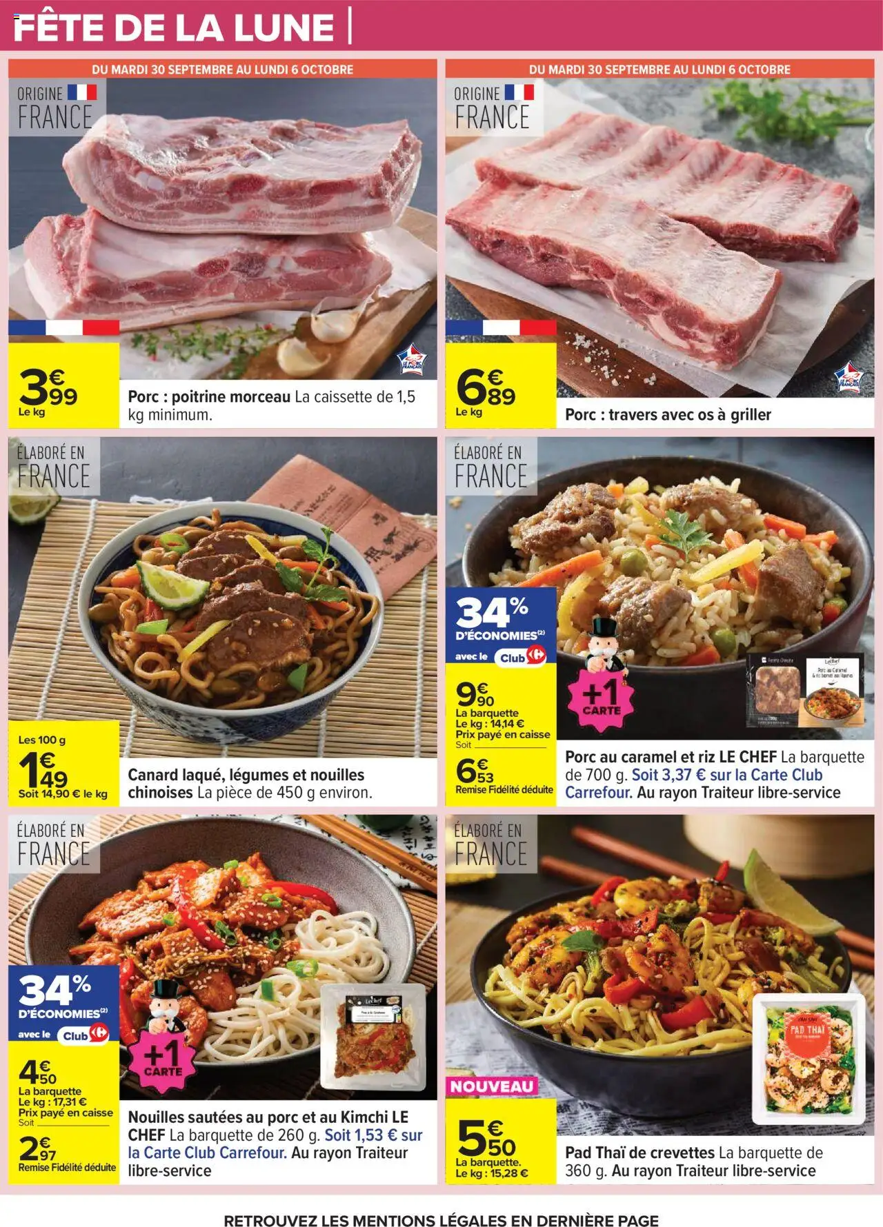  | Page: 34 | Produits: Nouilles chinoises, Porc, Riz, Nouilles