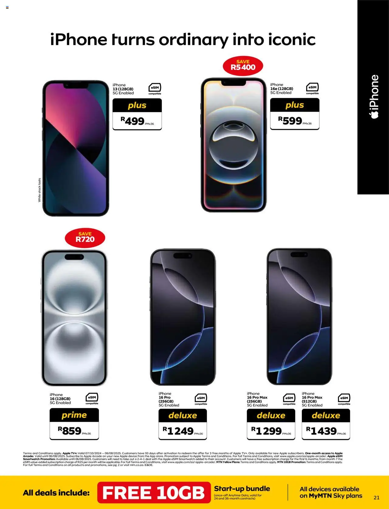 MTN Deals │ valid from 07.07.2025 | Page: 23 | Products: Smartwatch, TV, Stock
