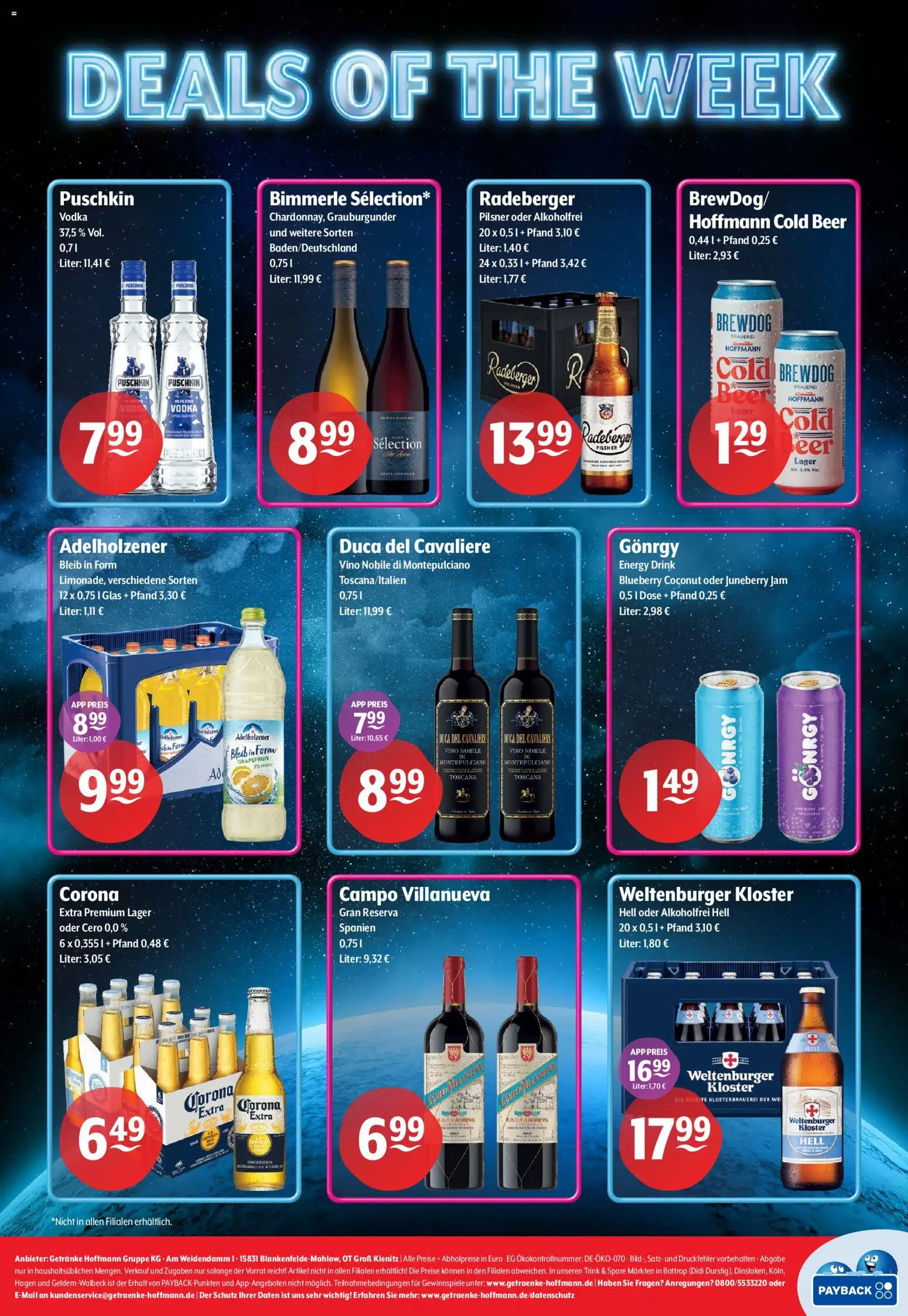 Trink und Spare - Black Friday – gültig ab 24.11.2025 | Seite: 8 | Produkte: Energy, Adelholzener, Grapefruit, Vodka