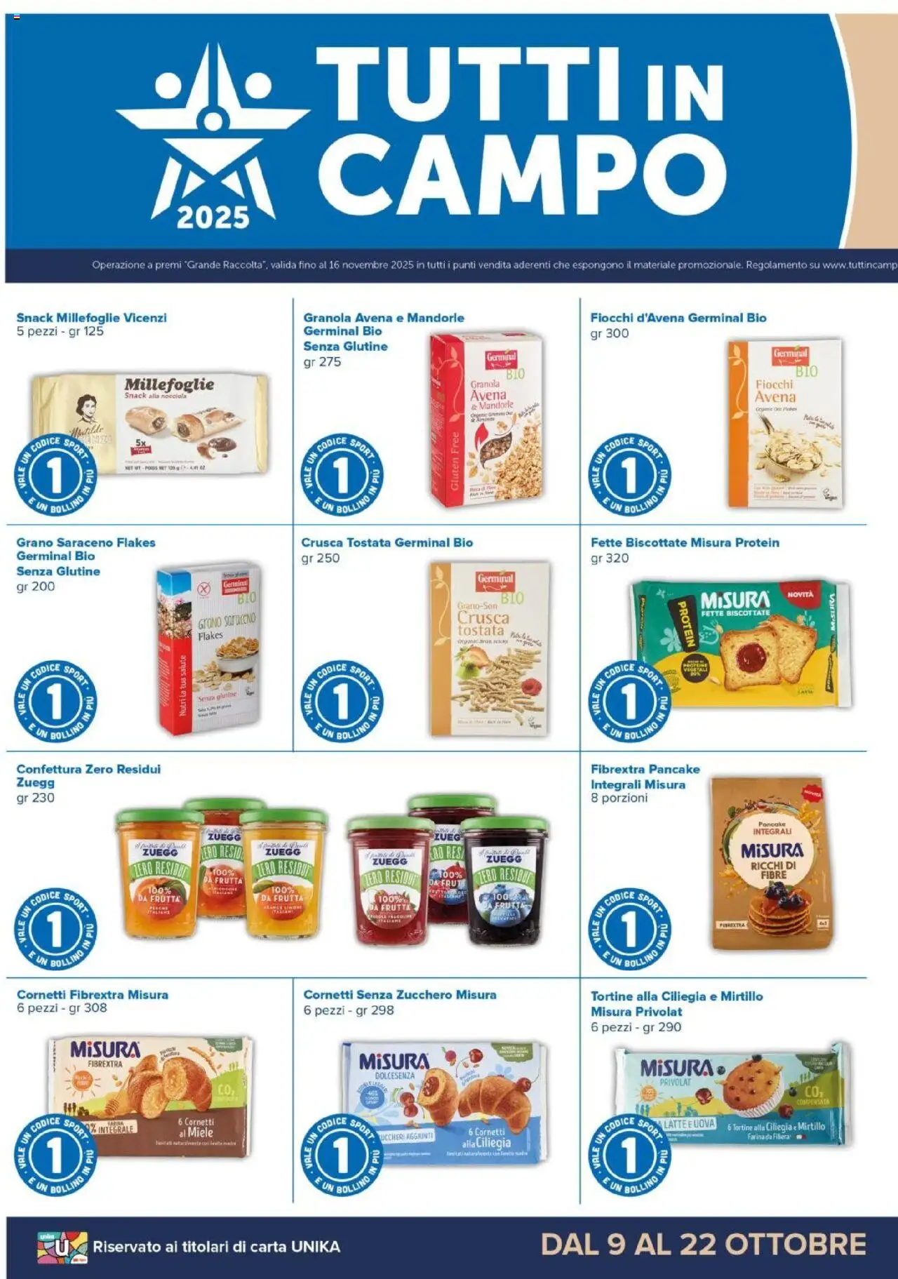 Volantino Oasi del 08.10.2025 | Pagina: 8 | Prodotti: Frutta, Latte, Mandorle, Miele