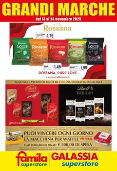 Anteprima del volantino Galassia Superstore Grandi marche catalogo valido a partire dal 13.11.2025
