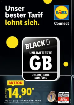 Lidl Connect ab 06.11.2025 gültig