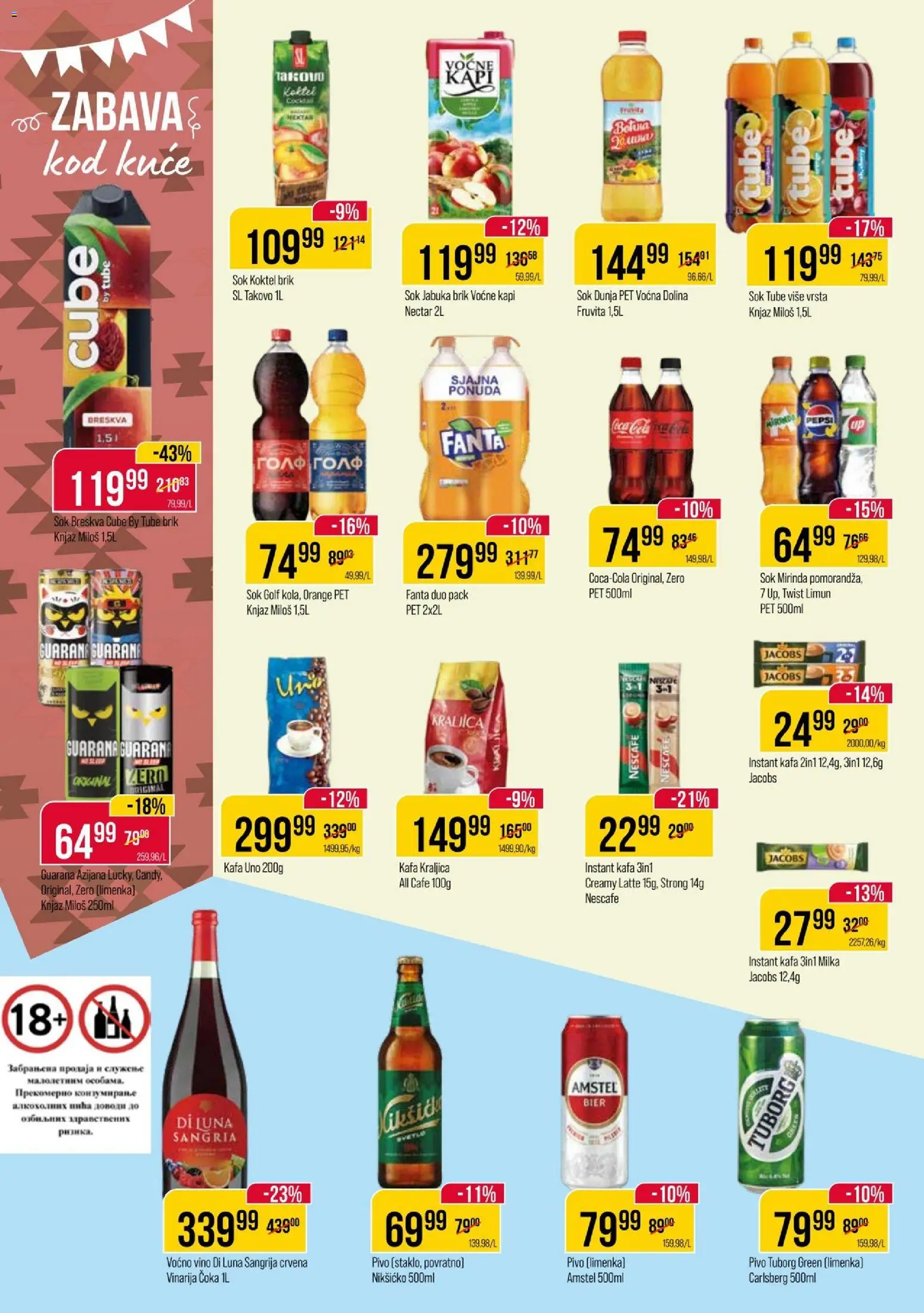 Metalac Proleter katalog - važi od 19.11.2025 | Strana: 8 | Proizvode: Milka, Tuborg, Candy, Vino