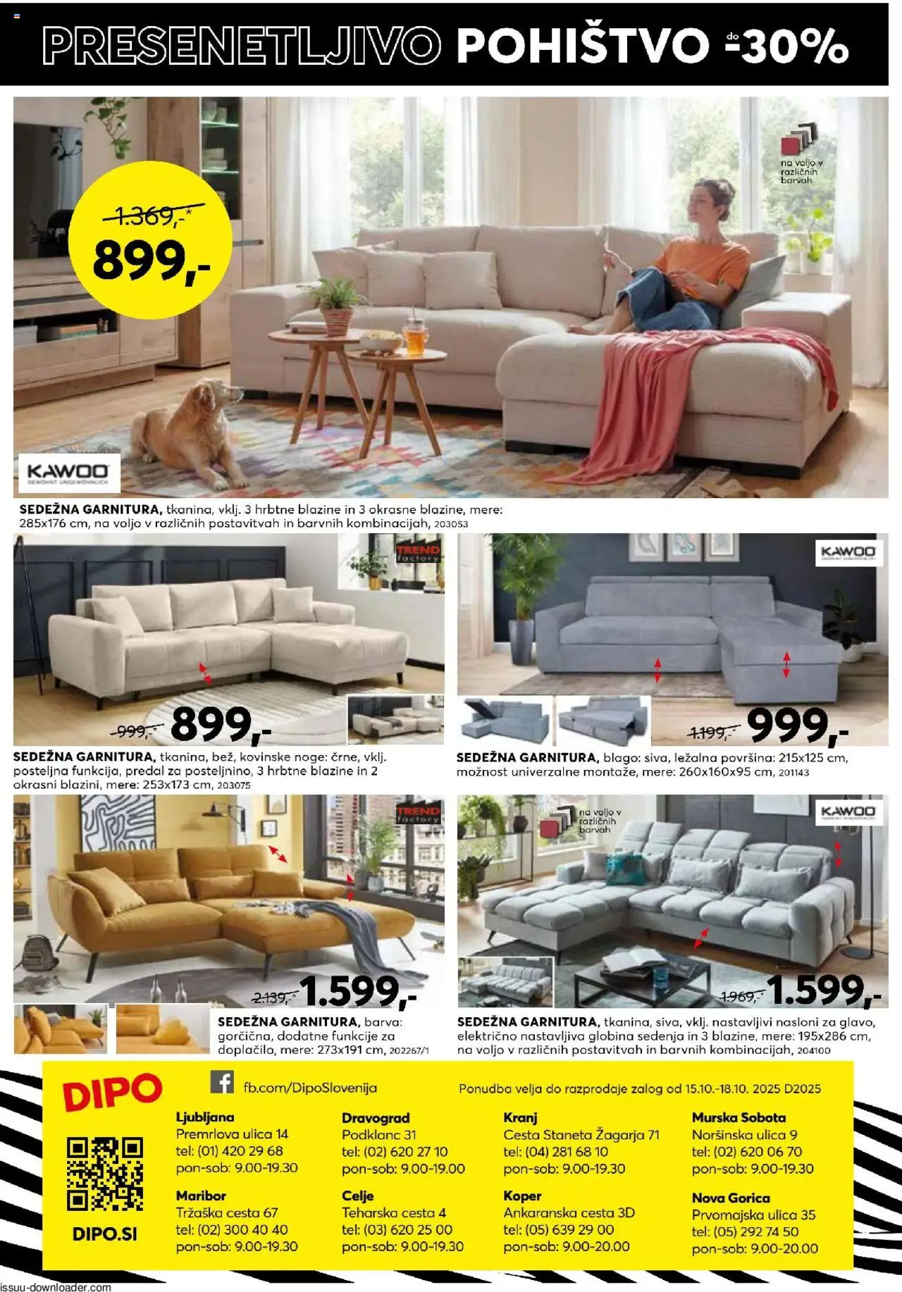 Novi Dipo katalog ponudbe – veljaven od 15.10.2025 | Stran: 16 | Izdelki: Pohištvo, Barva