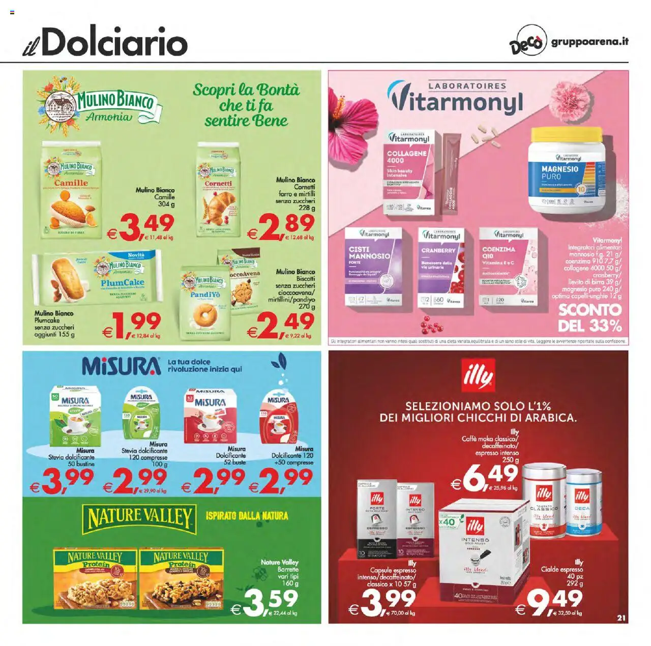 Volantino Decò del 12.08.2025 | Pagina: 27 | Prodotti: Paté, Caffè, Mirtilli, Plumcake