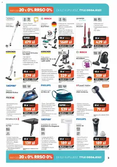 Max elektro Gazetka od 02.09.2025 | Strona: 3 | Produkty: Suszarka, Odkurzacz, Szczotka, Golarka do ubrań