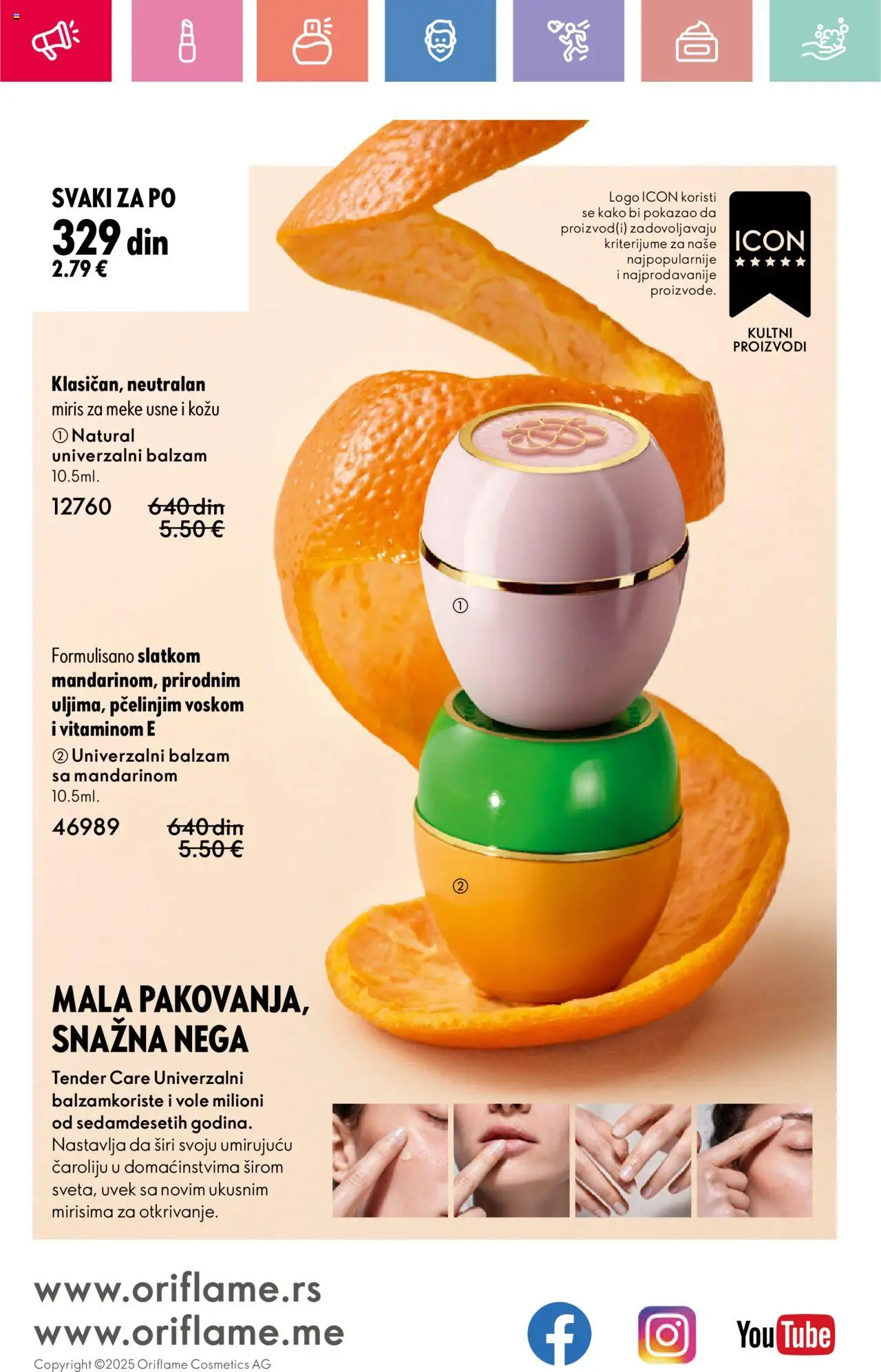 Oriflame katalog - važi od 03.08.2025 | Strana: 164 | Proizvode: Miris, Balzam