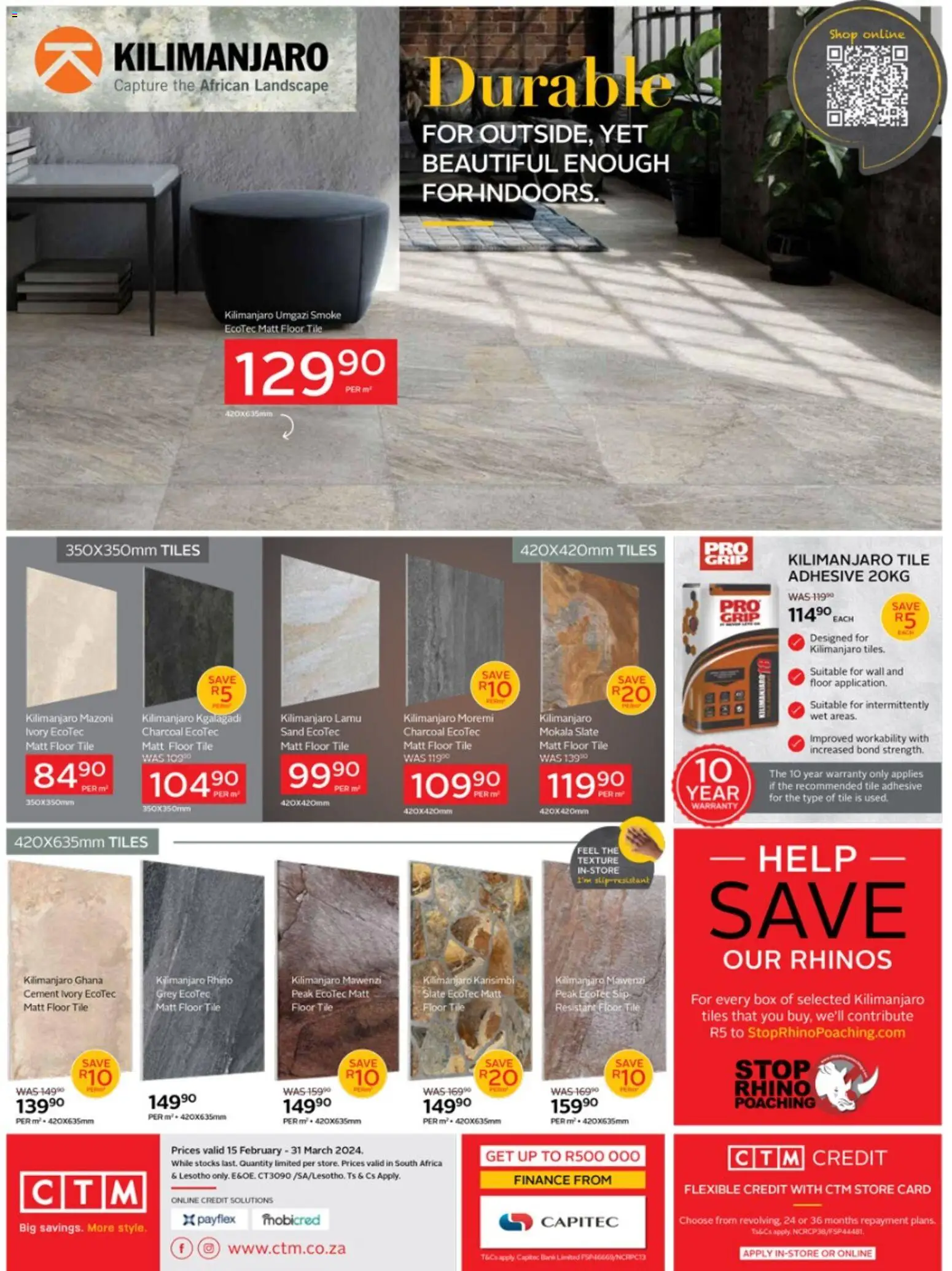 New CTM catalogue – valid from 15.02.2026 | Page: 4 | Products: Box, Adhesive, Cement