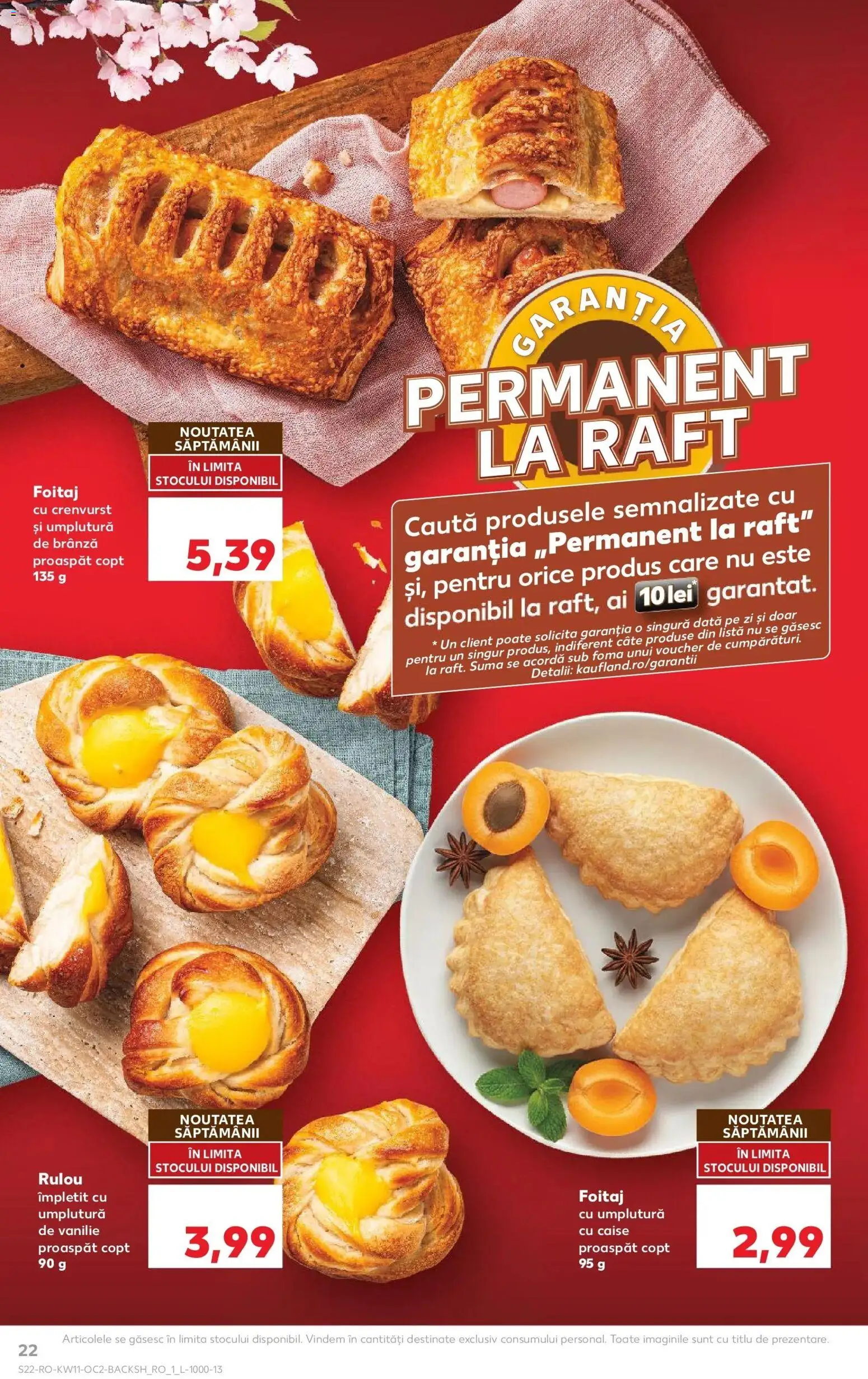 Noul catalog Kaufland – valabil de la 11.03.2026 | Pagină: 22 | Produse: Raft, Brânză, Ahtapot