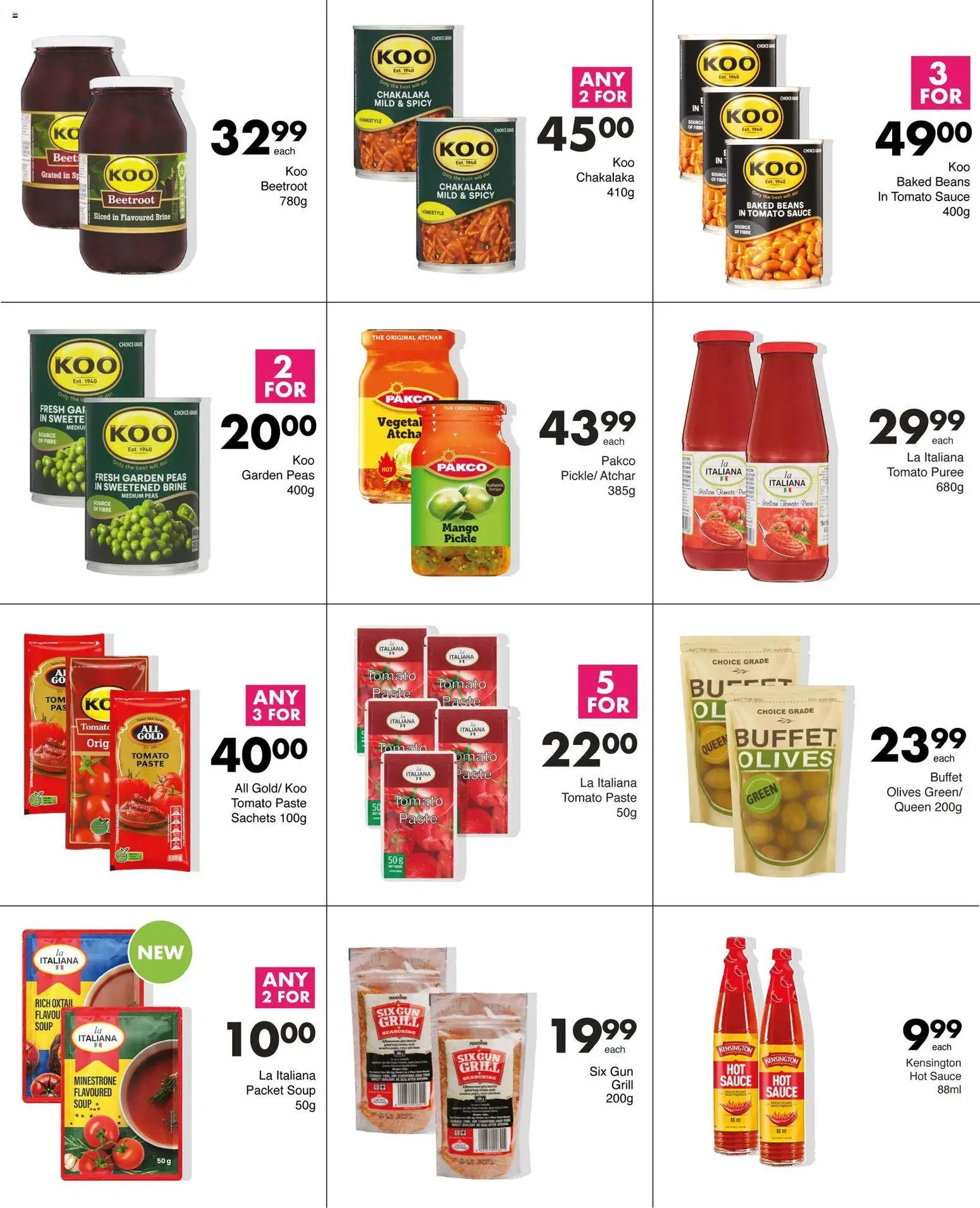 New Save catalogue – valid from 29.01.2026 | Page: 20 | Products: Beans, Atchar, Sauce, Mango
