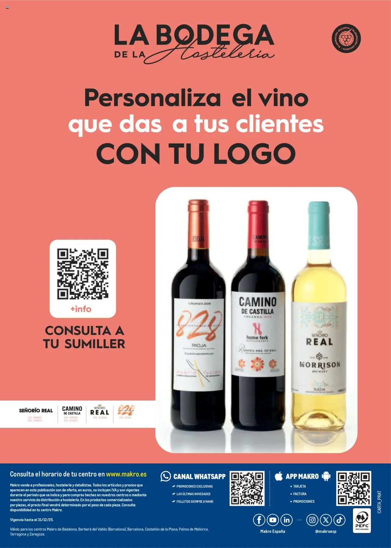 Makro - Especia Carta Prat │ válido desde el 08.04.2025 | Página: 100 | Productos: Vino, Peso