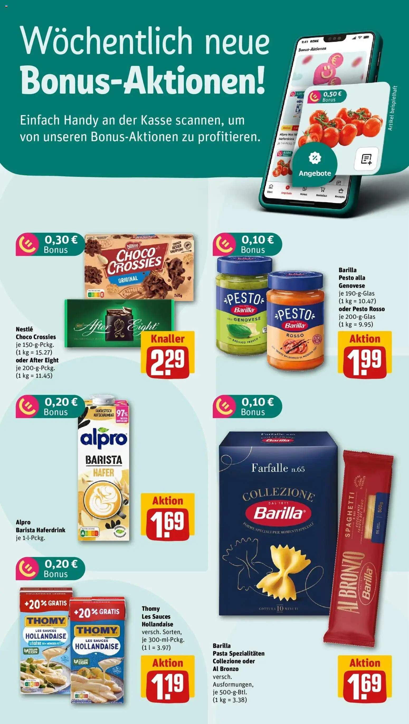 Rewe prospekt Füssen	 – gültig ab 16.02.2026 | Seite: 2 | Produkte: Barilla, Barilla pesto, Haferdrink, Alpro