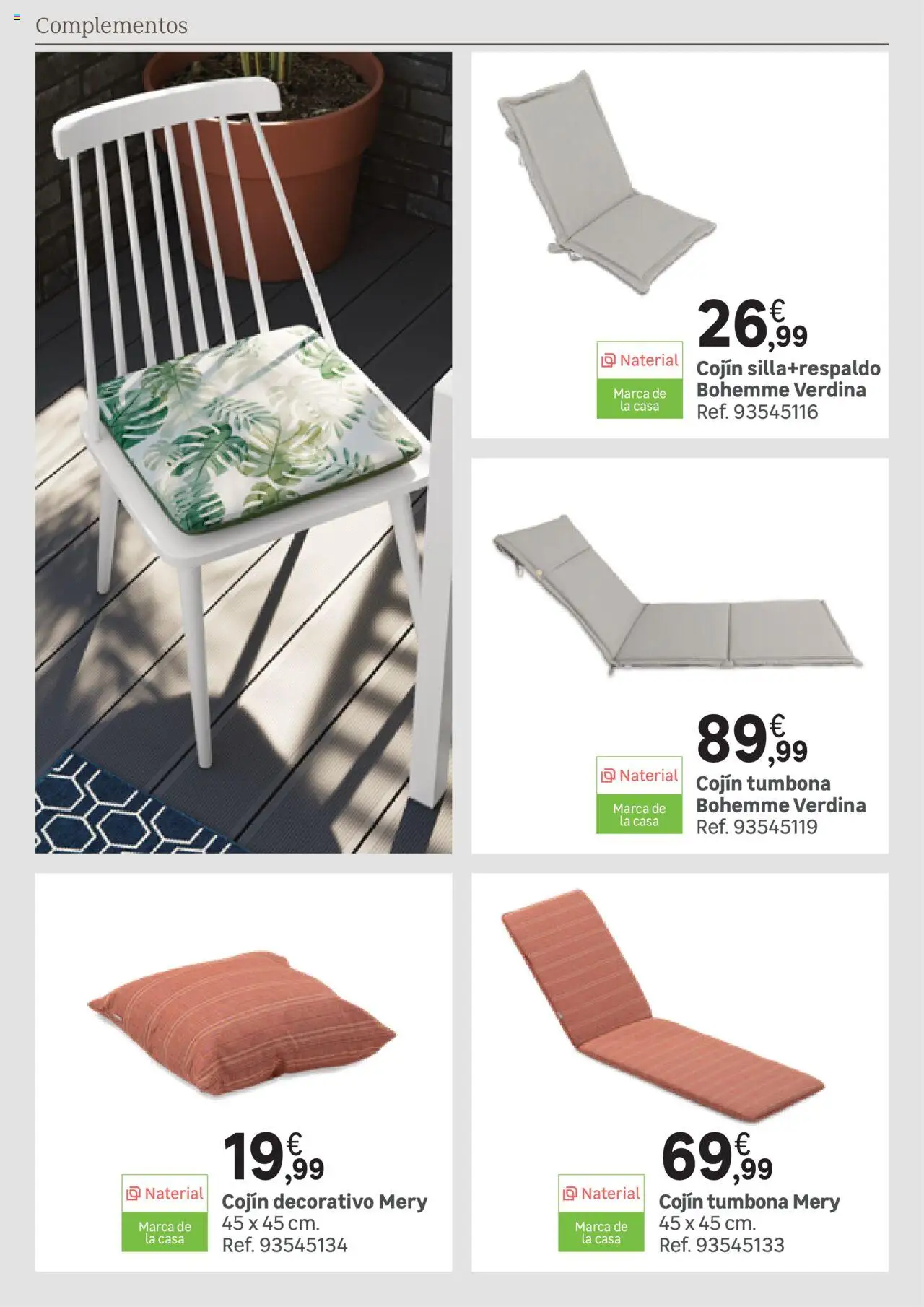 Leroy Merlin catálogo │ válido desde el 25.03.2025 | Página: 188 | Productos: Tumbona, Cojín