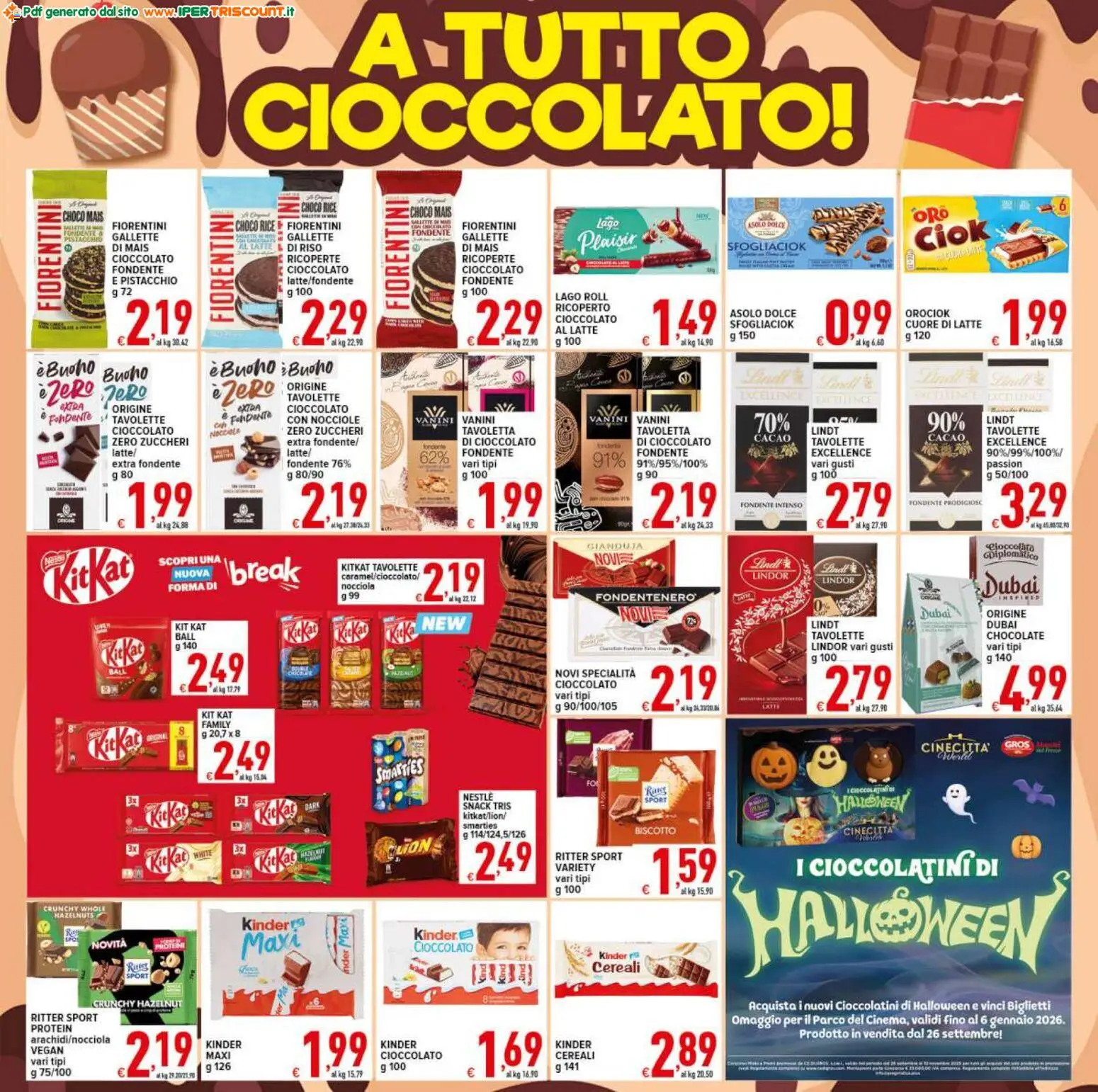 Volantino Ipertriscount del 29.10.2025 | Pagina: 5 | Prodotti: Riso, Nocciole, Mais, Cacao