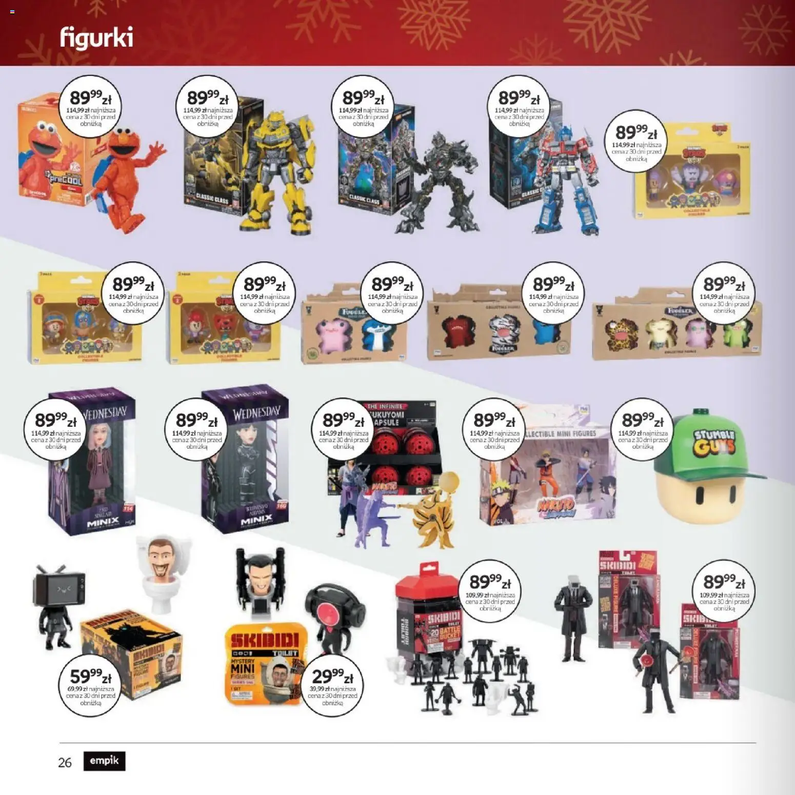 Empik promocje - Xmas Zabawki2 od 10.12.2025 | Strona: 26 | Produkty: Figurki