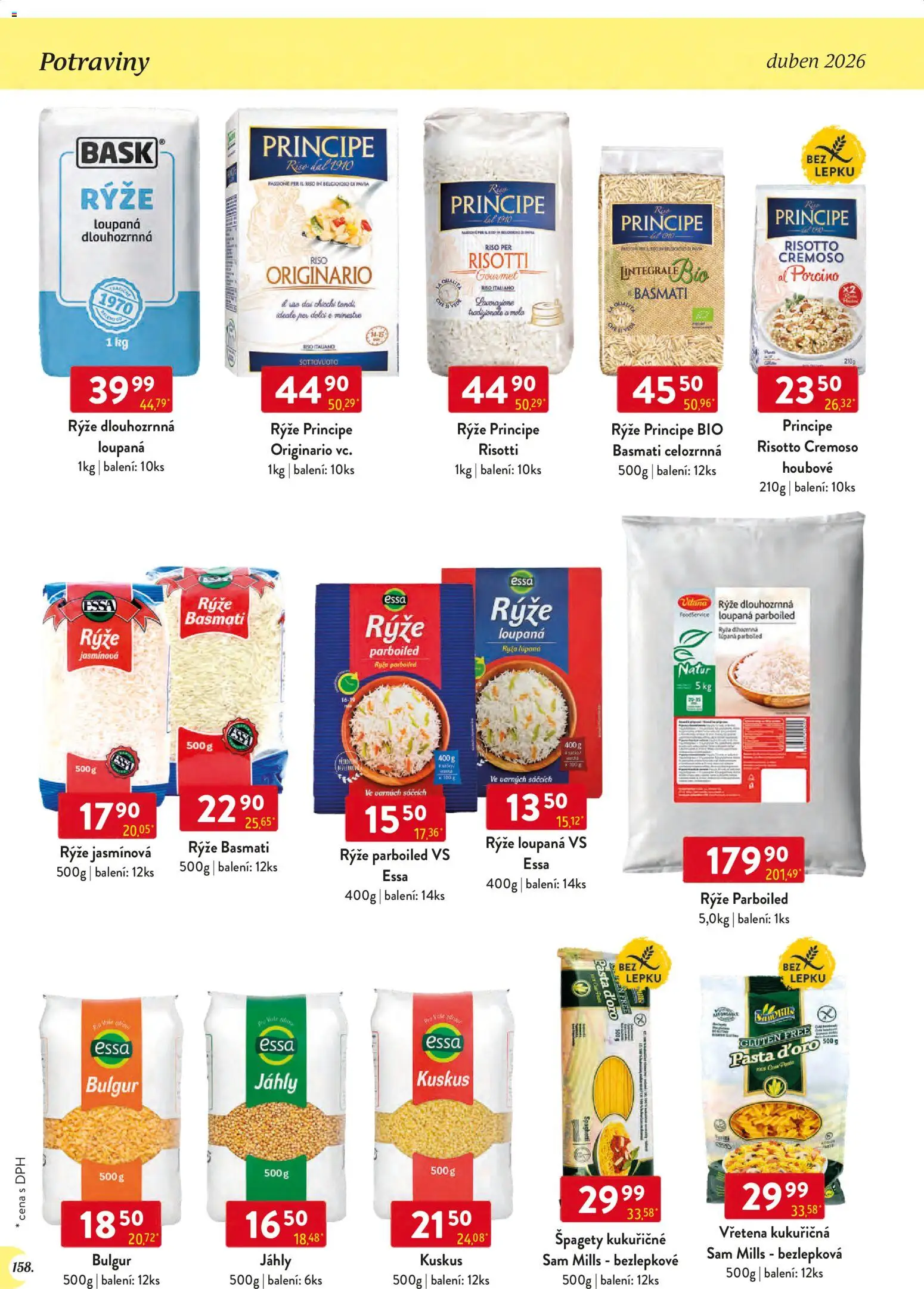 Astur & Qanto leták - Velkoobchod 04/2026 od 01.04.2026 | Strana: 158 | Produkty: Gourmet, Rýže parboiled, Špagety, Kuskus