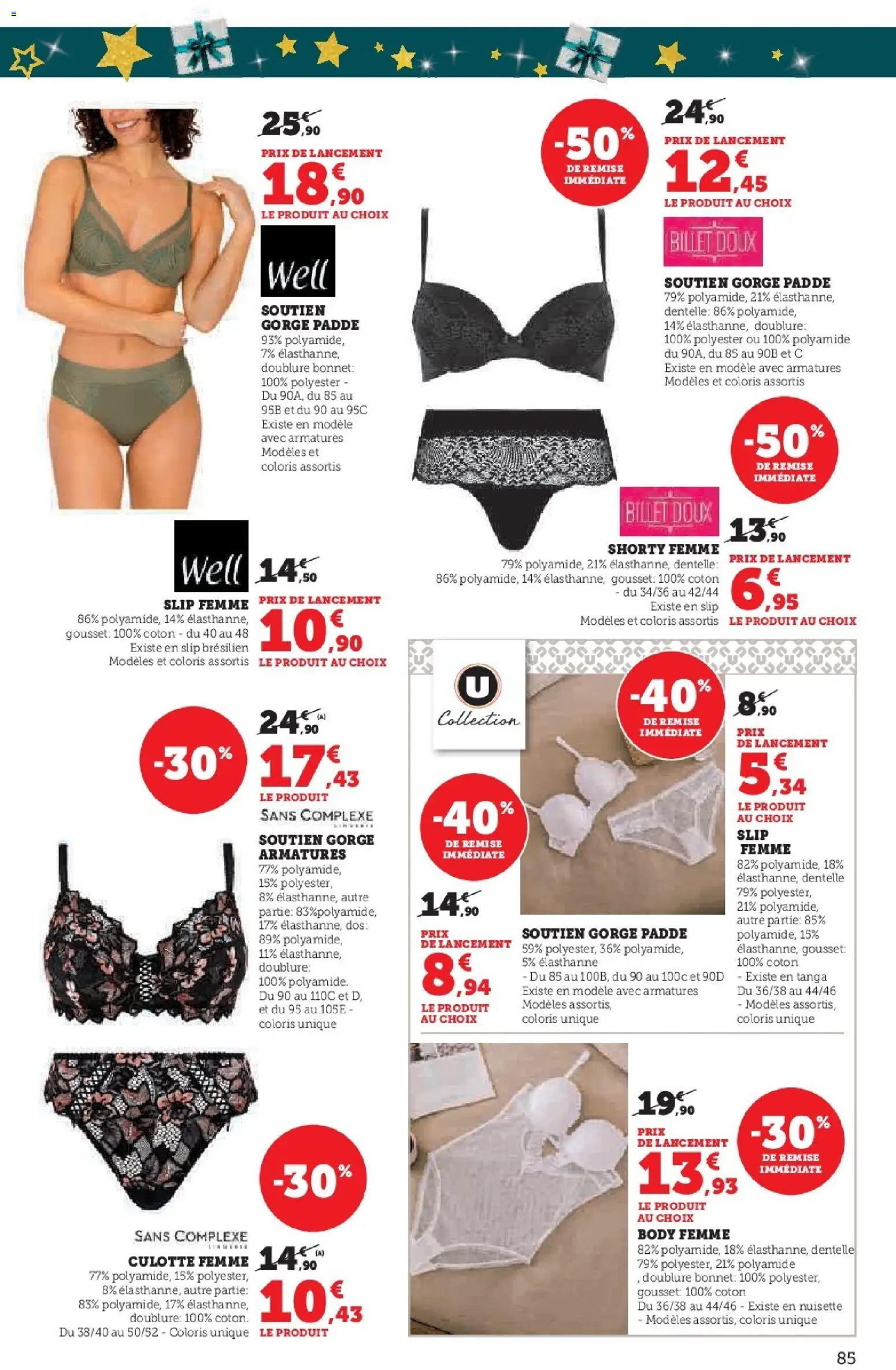 {H1} | Page: 85 | Produits: Nuisette, Body, Bonnet, Culotte