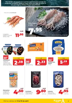 Vista previa Alimerka folleto Castilla y León válido desde el 13.04.2026 | Página: 3 | Productos: Jugo, Pescado, Langostino