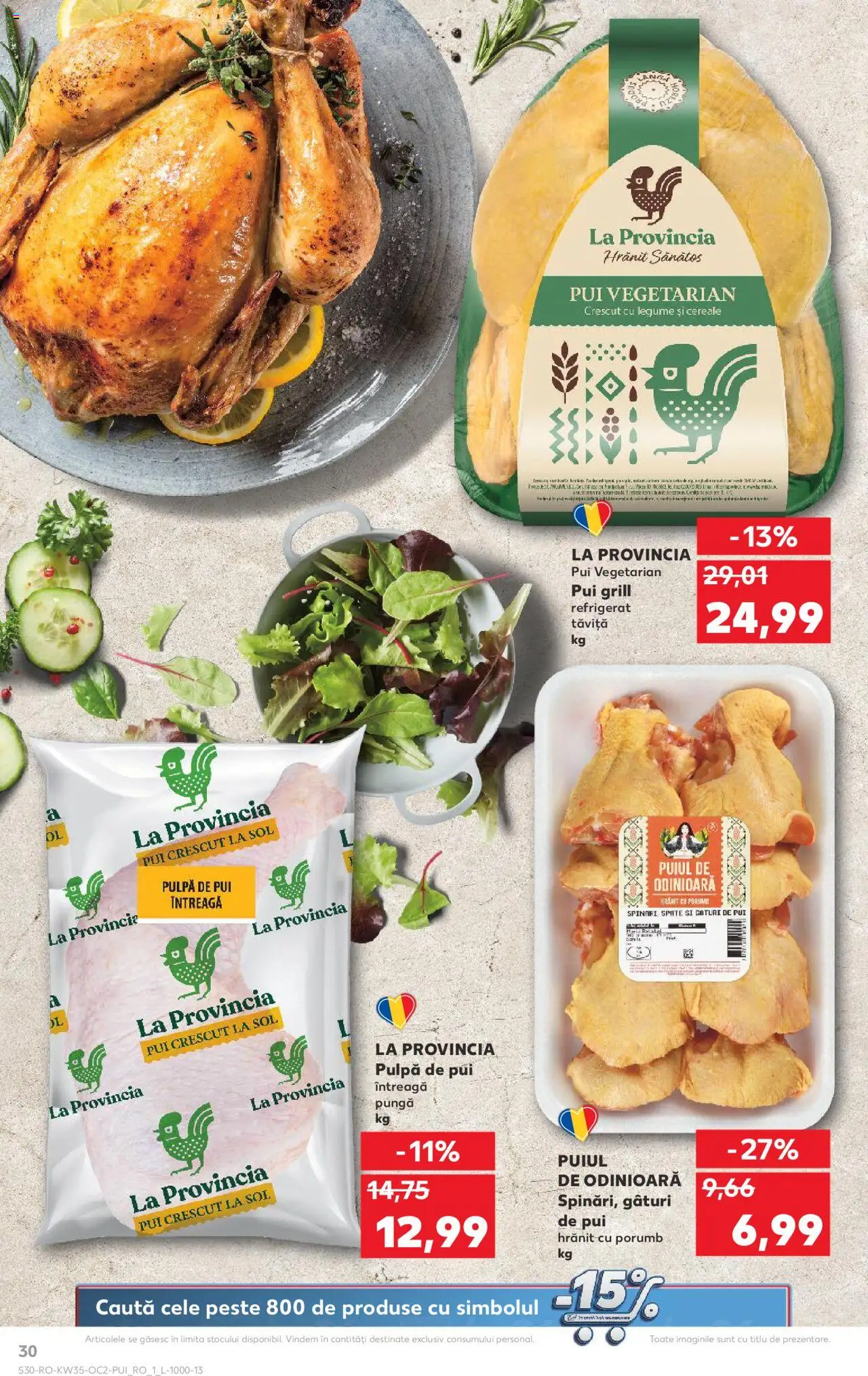 Kaufland RO akciós ujság - amely érvényes a következő dátumtól: 27.08.2025 | Oldal: 30 | Termékek: Grill