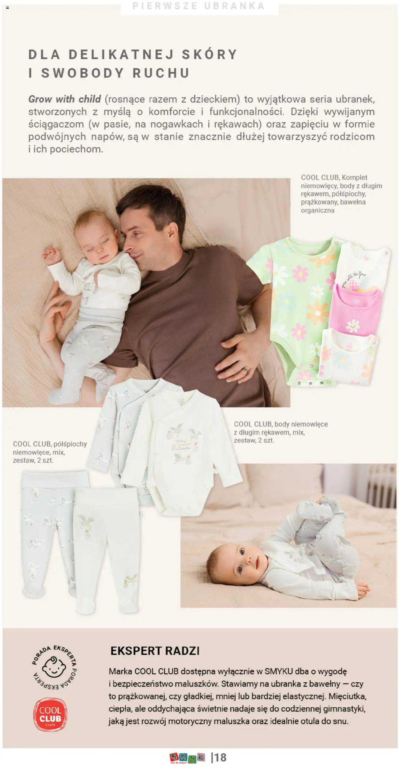 Smyk Gazetka - Welcome Little One od 24.04.2025 | Strona: 18 | Produkty: Body