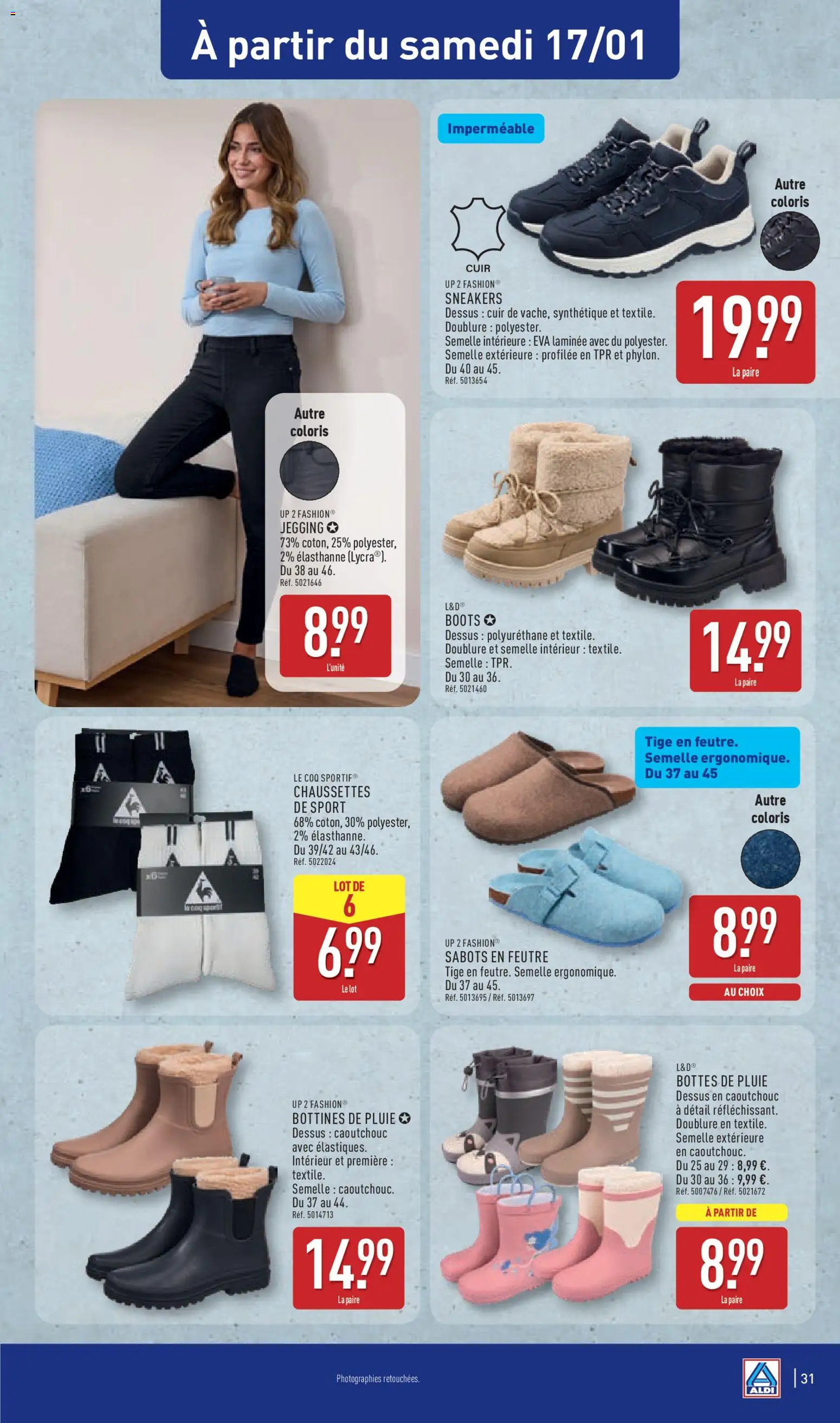 {H1} | Page: 33 | Produits: Bottines, Bottes de pluie, Bottes