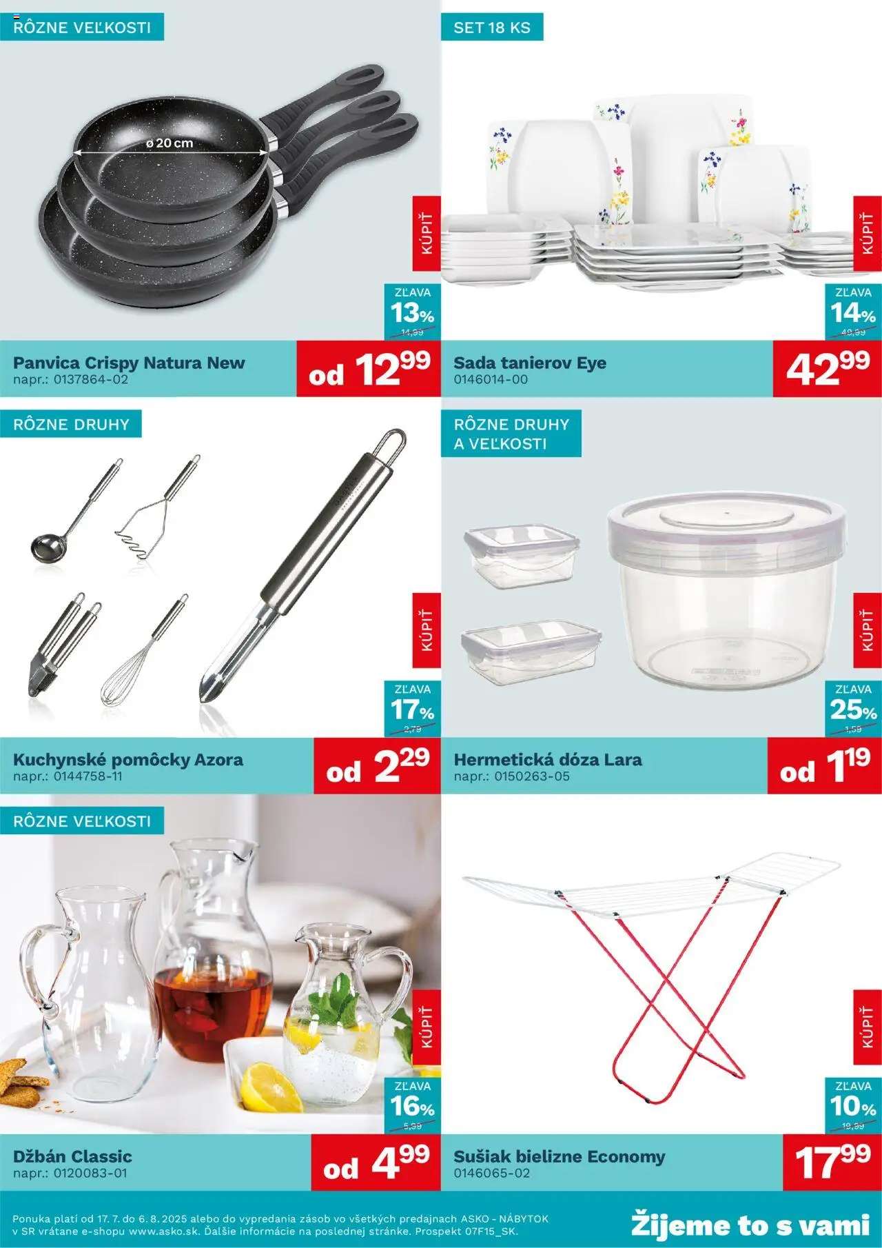 ASKO nábytok bytové doplnky za skvelé ceny │ platný od 17.07.2025 | Strana: 2 | Produkty: Nábytok, Panvica