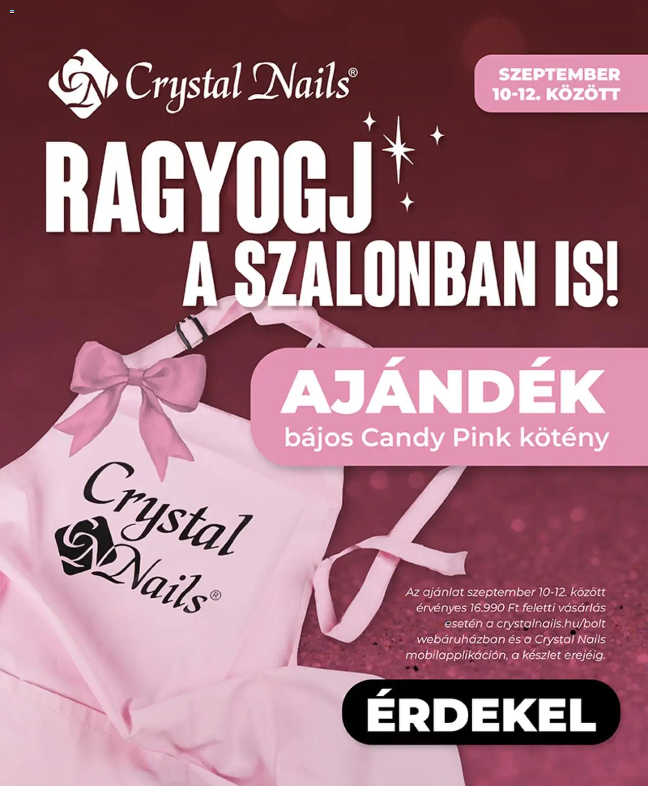 Crystal Nails akciós ujság - amely érvényes a következő dátumtól: 10.09.2025 | Oldal: 1