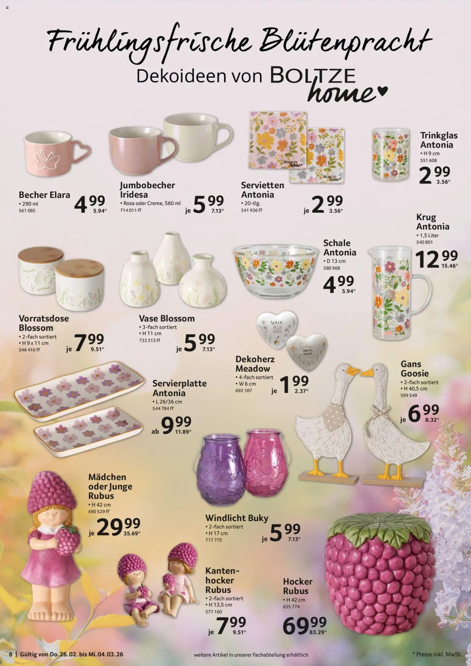 Selgros  Non Food – gültig ab 26.02.2026 | Seite: 6 | Produkte: Hocker, Vase