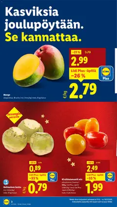 Lidl-mainoslehti voimassa 11.12.2025 alkaen | Sivu: 2