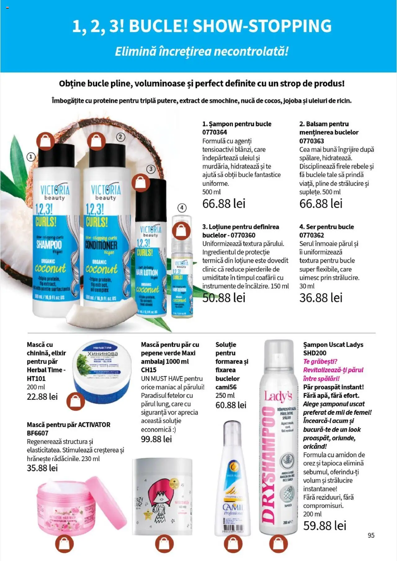 Noul catalog Lady’s – valabil de la 25.09.2025 | Pagină: 97 | Produse: Pepene Verde, Masaüstü kılıfı, Șampon, Șampon uscat