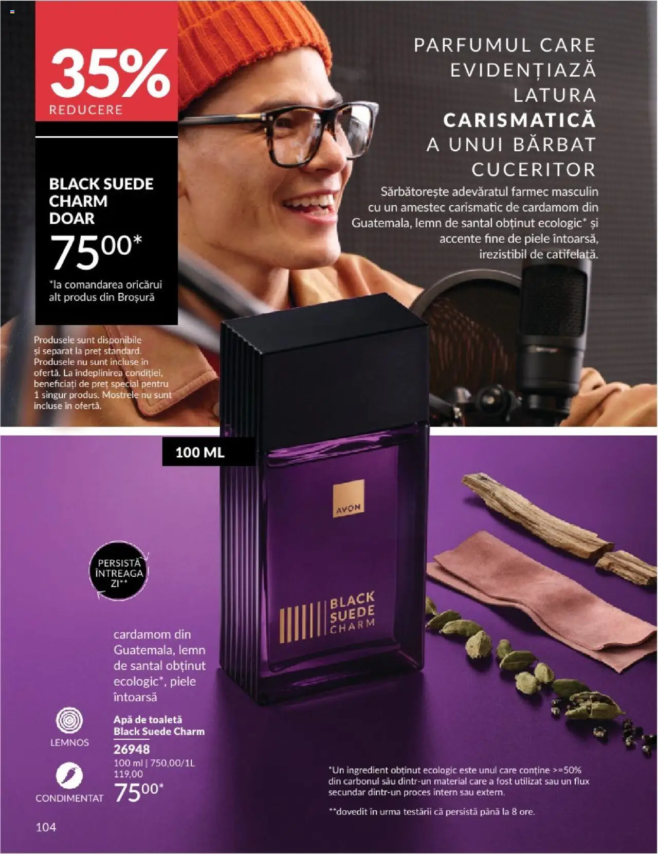 Catalog Avon - 08 2025 – valabil de la 01.08.2025 | Pagină: 104 | Produse: Toaletă, Apă de toaletă, Apă