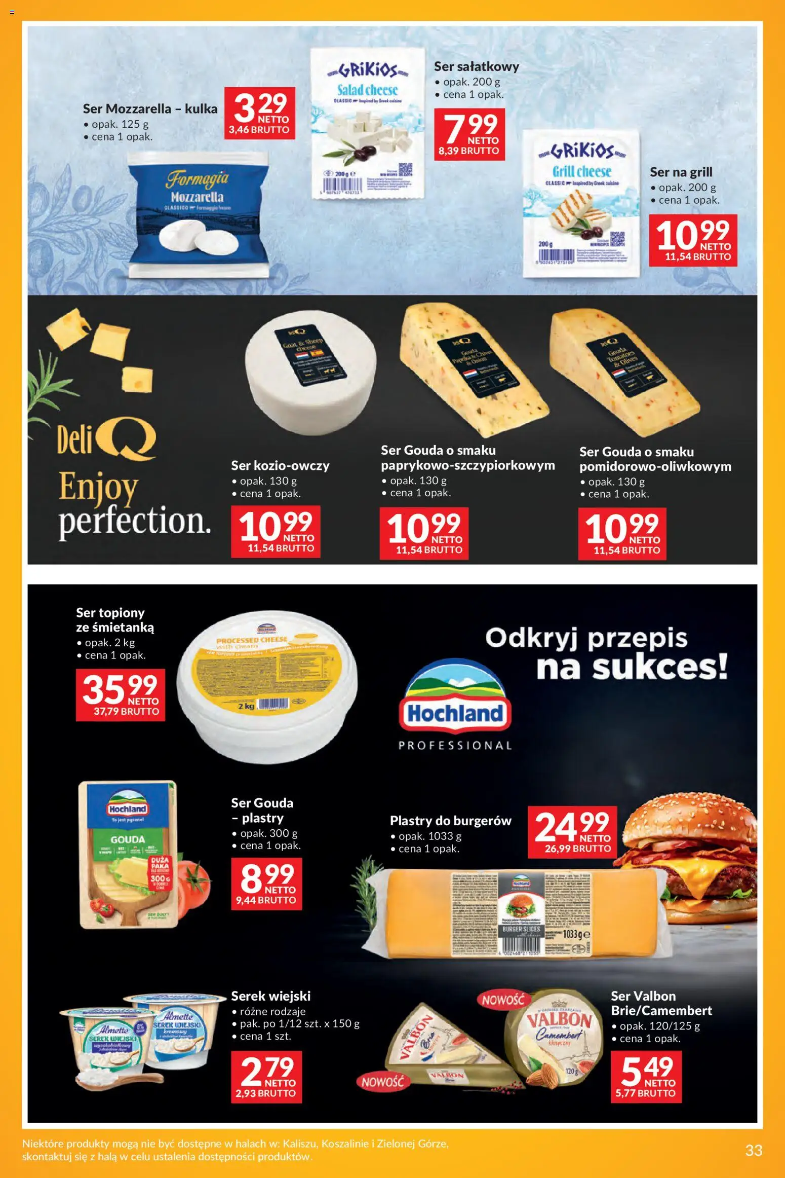 Makro gazetka - Markowe Inspiracje Maja od 28.04.2026 | Strona: 31 | Produkty: Grill, Camembert, Fresco, Ser gouda