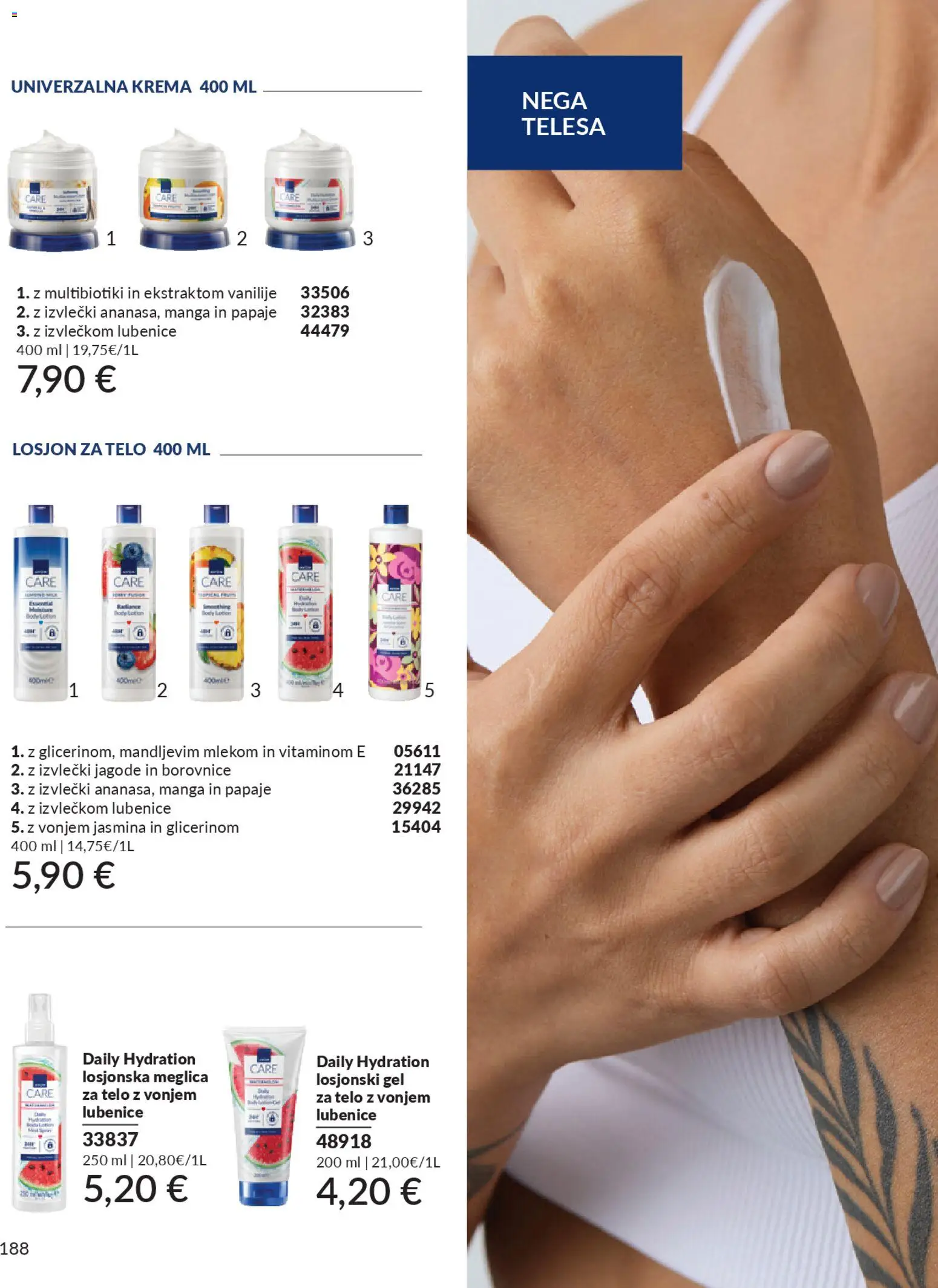 Novi Avon katalog ponudbe – veljaven od 29.12.2025 | Stran: 188 | Izdelki: Univerzalna krema, Krema, Borovnice, Jagode