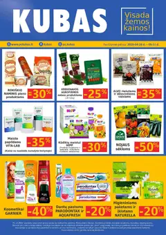Kubas leidinys galioja nuo 28.04.2026