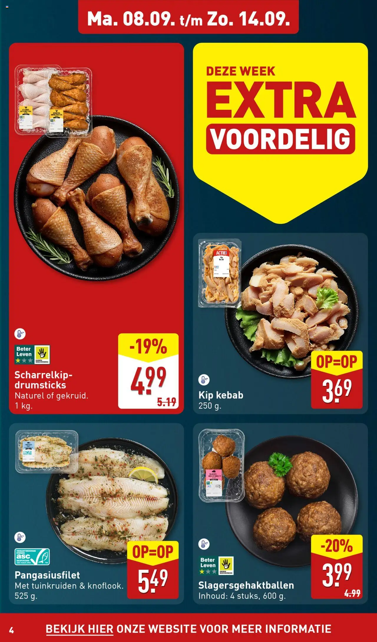  | Pagina: 4 | Producten: Gehakt, Kip