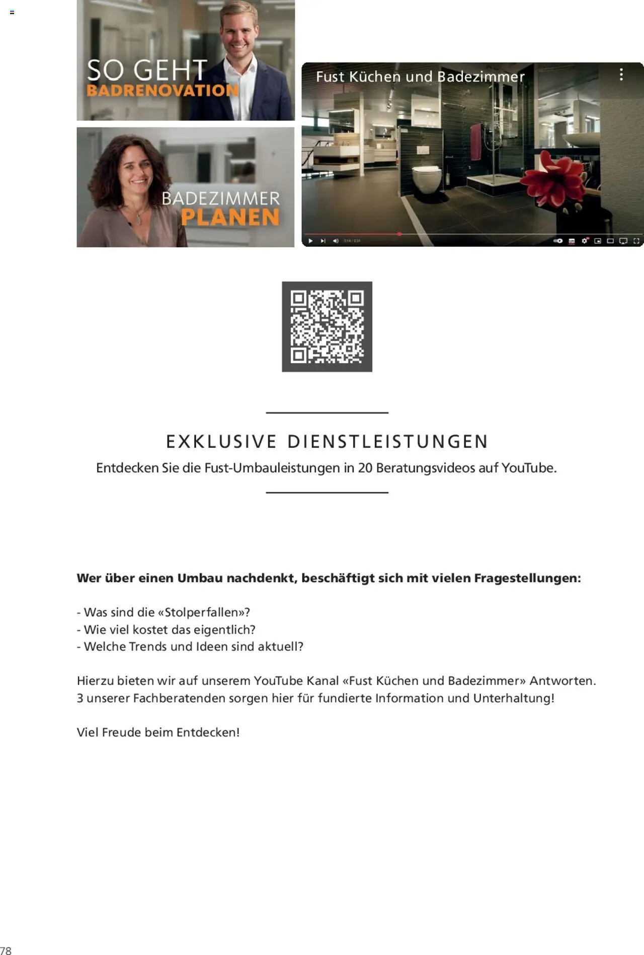 Fust Badezimmermagazin ab 05.05.2025 | Seite: 78 | Produkte: Video