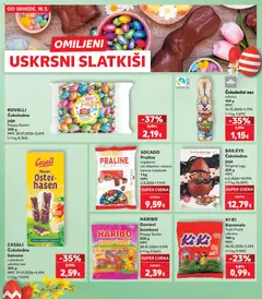 ROVELLI Čokoladna jaja Happy Easter, Čokoladna jaja Happy Easter 250 g - Pregled kataloga iz trgovine Kaufland, vrijedi od 18.03.2026 | Stranica: 22