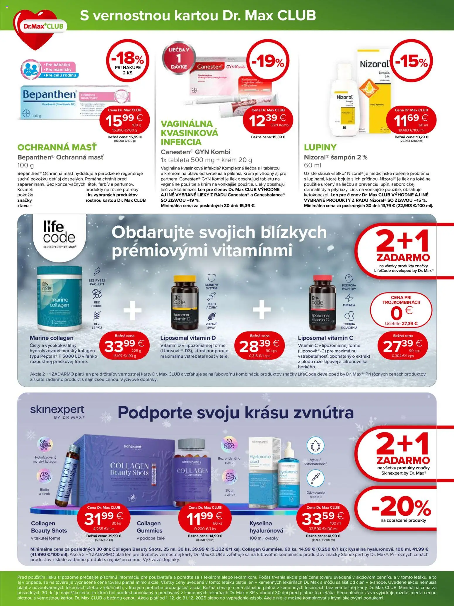 Nové Dr. Max akcie – leták je platný od 01.12.2025 | Strana: 9