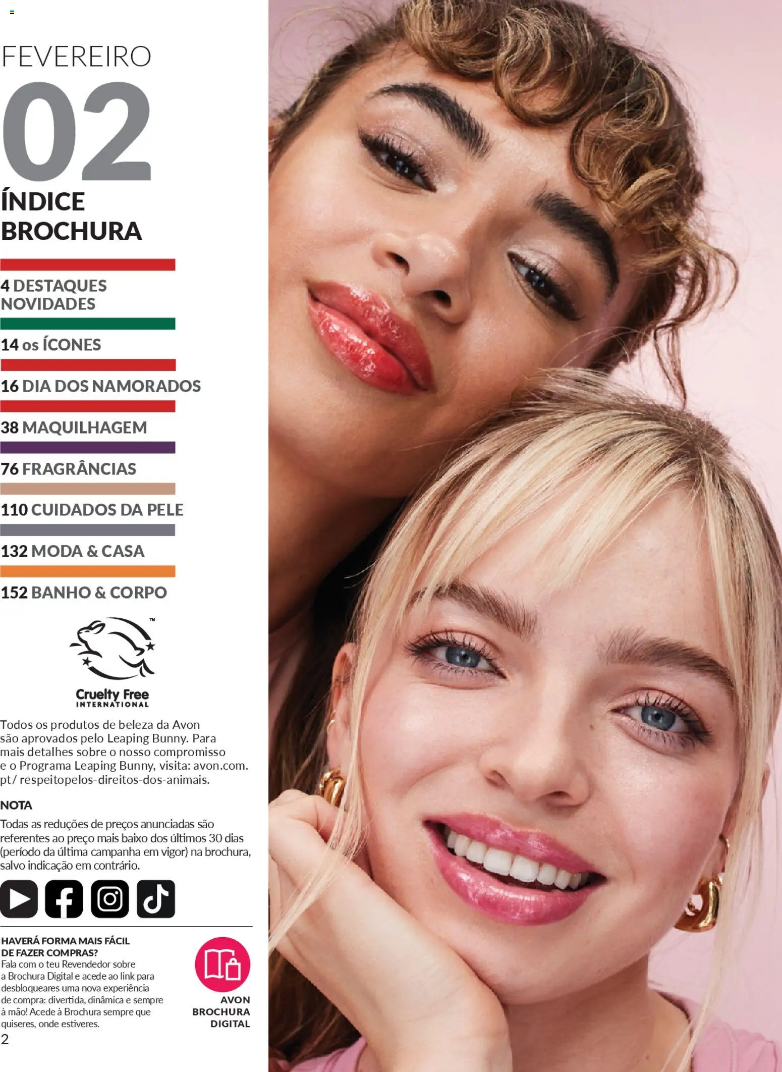 Catálogo Avon Campanha 2 │ válido de 01.02.2026 | Página: 2 | Produtos: Maquilhagem, Banho