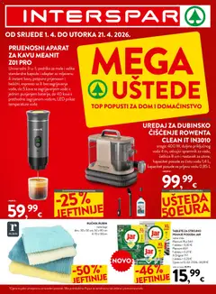 Interspar Katalog - Pregled kataloga iz trgovine Interspar, vrijedi od 01.04.2026