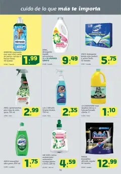 HiperDino folleto │ válido desde el 12.08.2025 | Página: 36 | Productos: Quitamanchas, Té, Suavizante, Lavavajillas