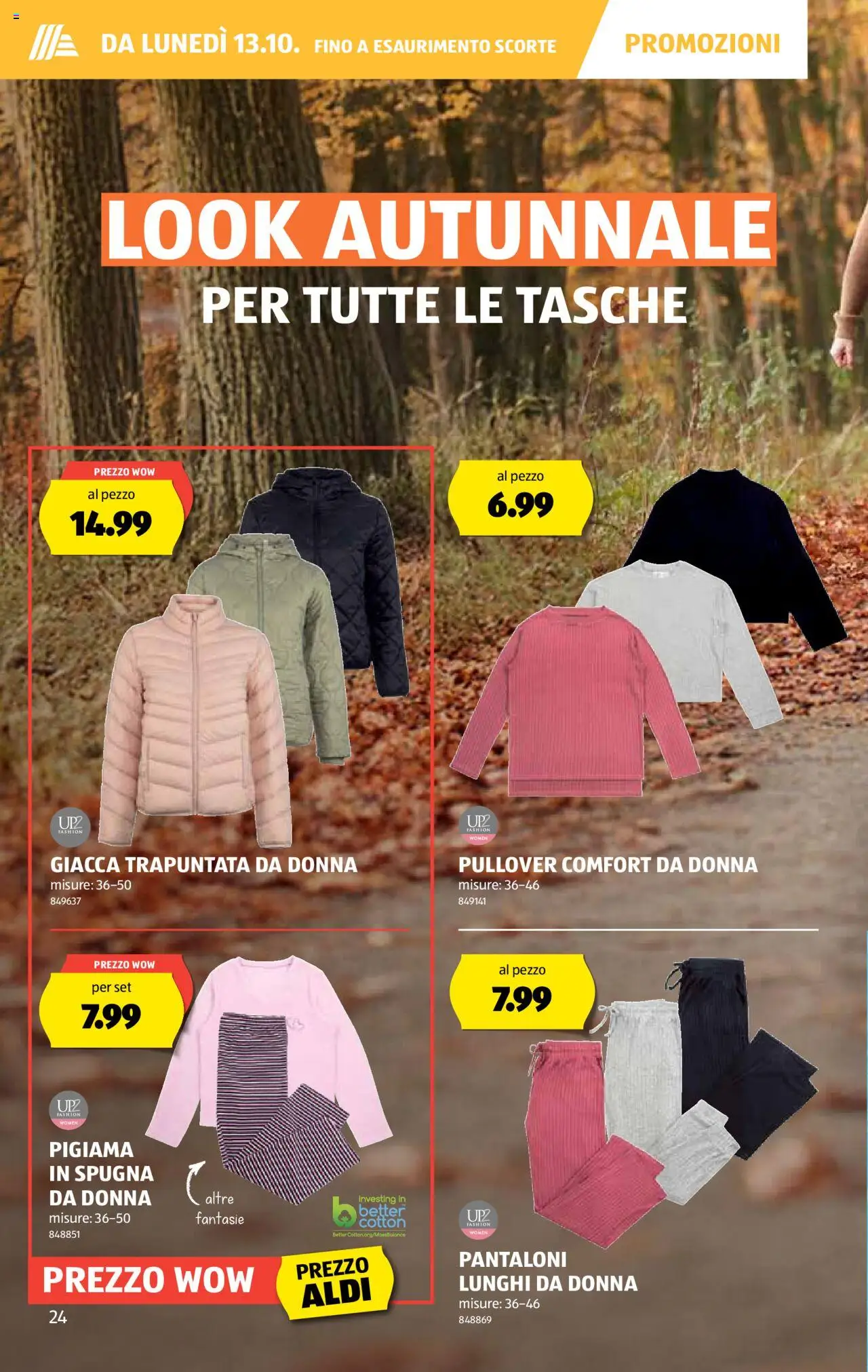 Aldi Aktionen IT – gültig ab 09.10.2025 | Seite: 25 | Produkte: Pullover, Tasche