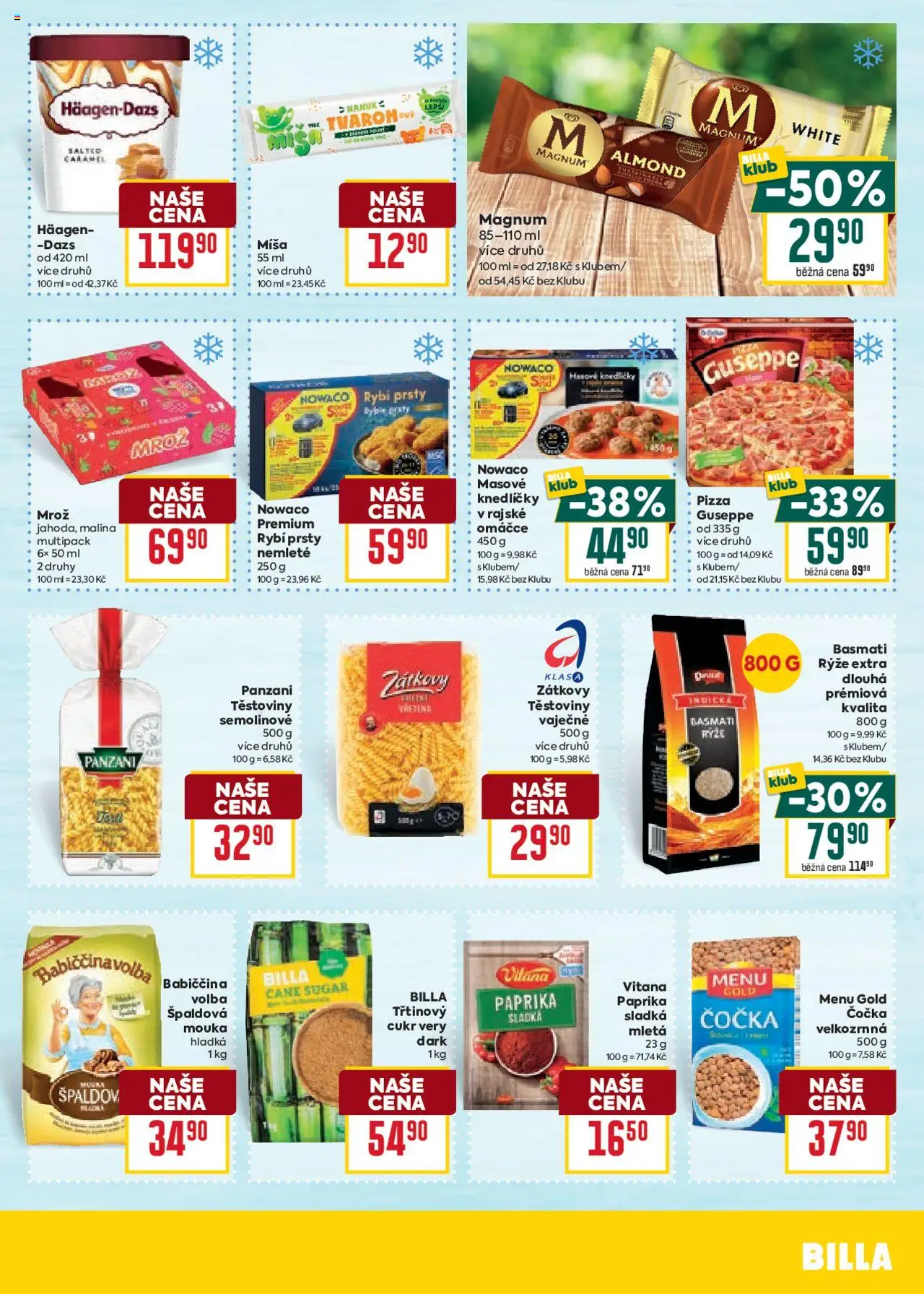 Billa Velký leták od 24.09.2025 | Strana: 21 | Produkty: Čočka, Rýže, Paprika, Rybí prsty