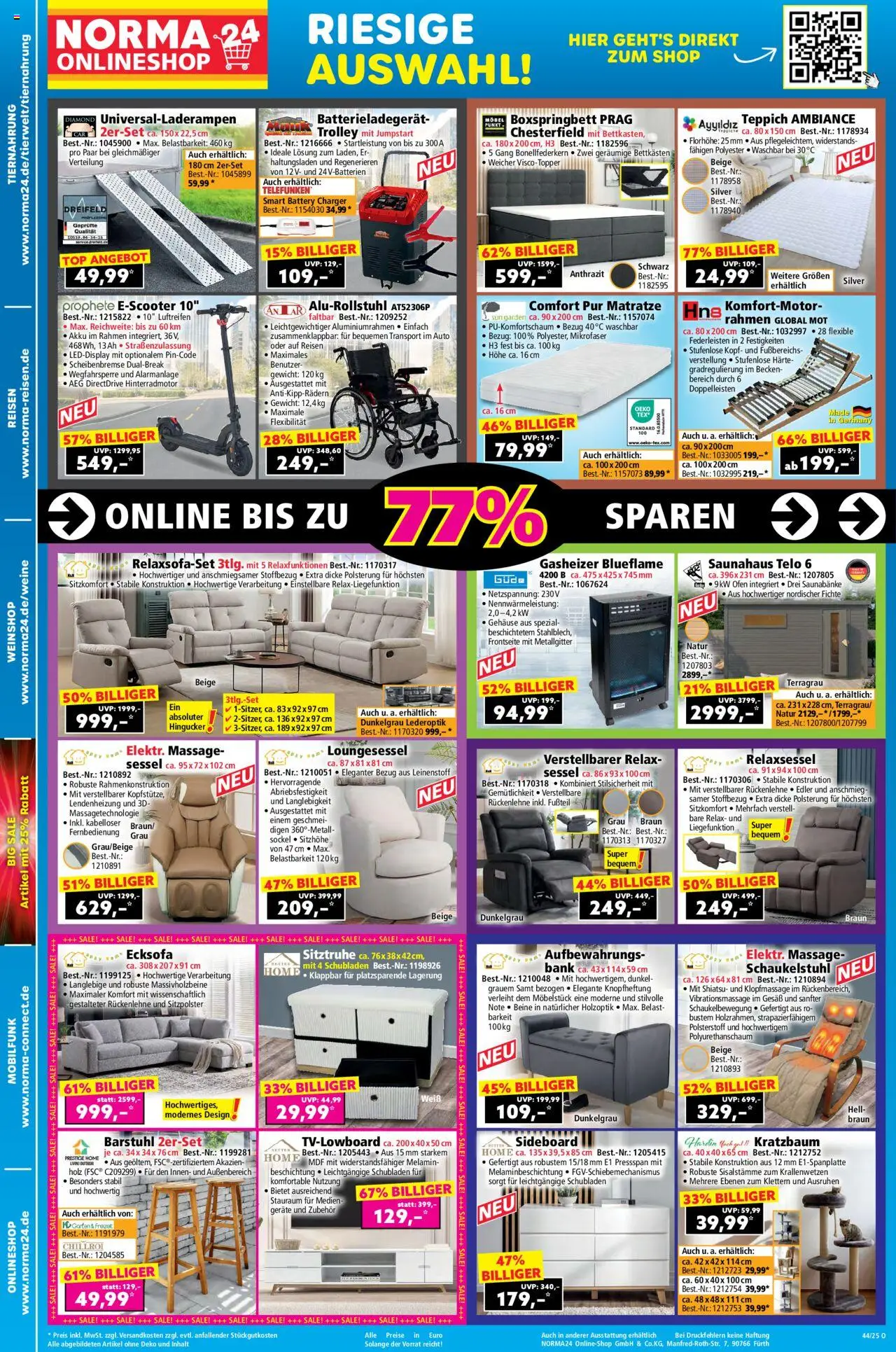 Norma Onlineshop – gültig ab 27.10.2025 | Seite: 2 | Produkte: Top, AEG, Relaxsessel, Teppich
