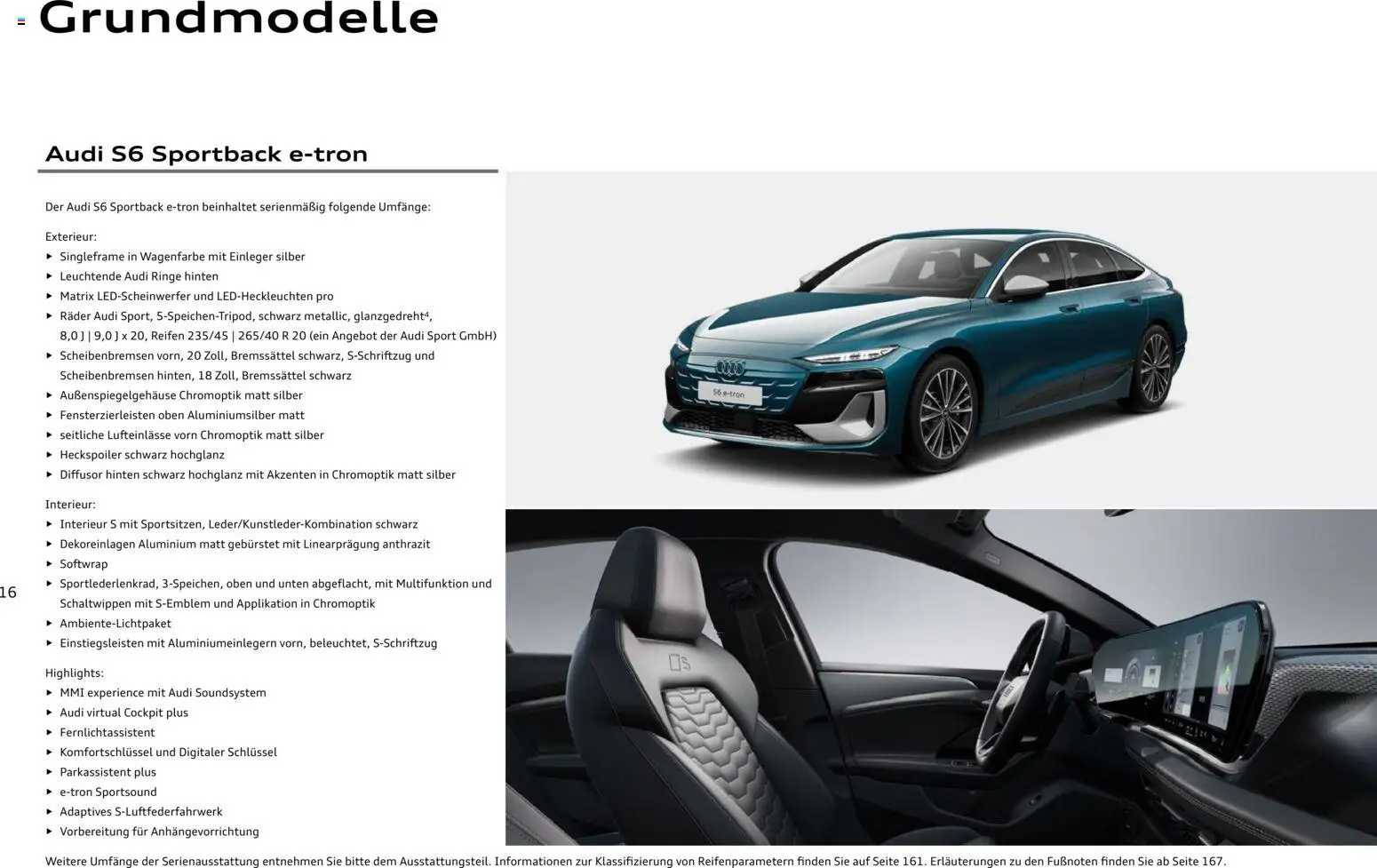 Audi  A6 e-tron – gültig ab 01.10.2025 | Seite: 16