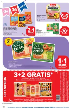 Carrefour - Hypermarkten Promoties  - Voorbeeld van een folder van Carrefour, geldig van 08.10.2025 | Pagina: 10 | Producten: Ham, Worst, Oven, Kaas