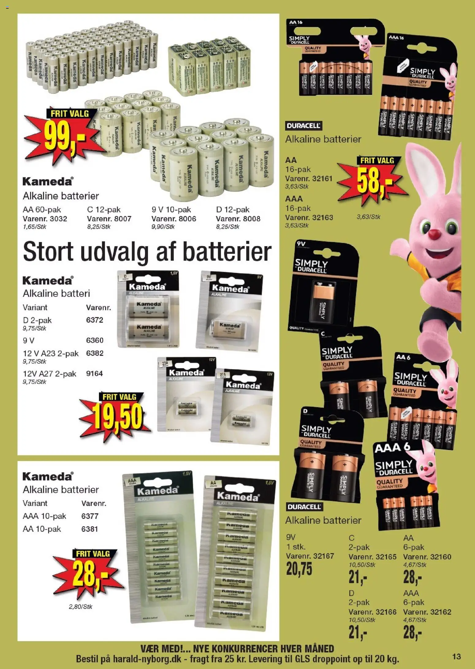 Harald Nyborg tilbudsavis – gyldig fra 08.01.2026 | Side: 15 | Produkter: Batterier, Batteri