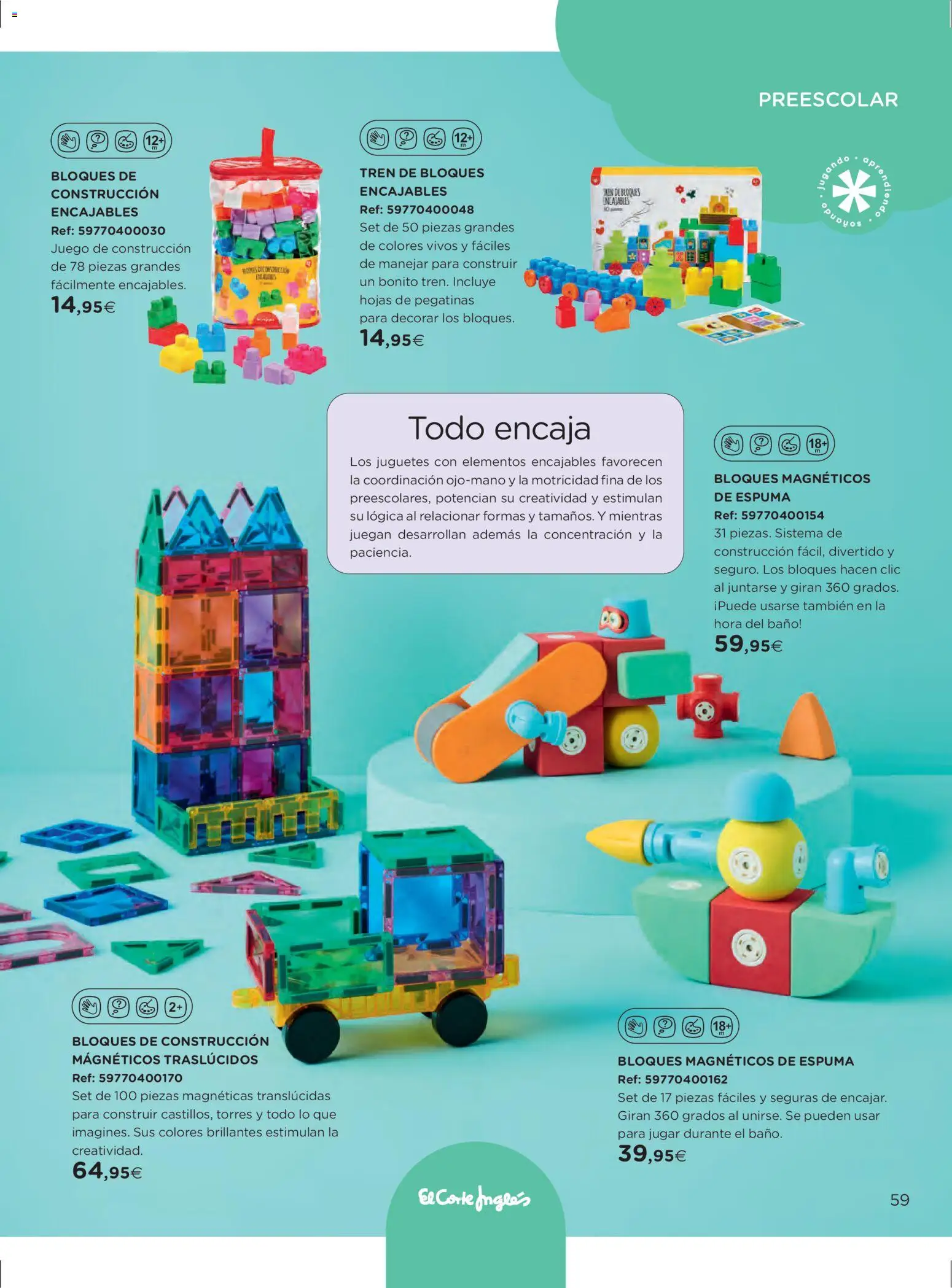 El Corte Inglés ofertas │ válido desde el 27.10.2025 | Página: 59 | Productos: Juguetes, Baño