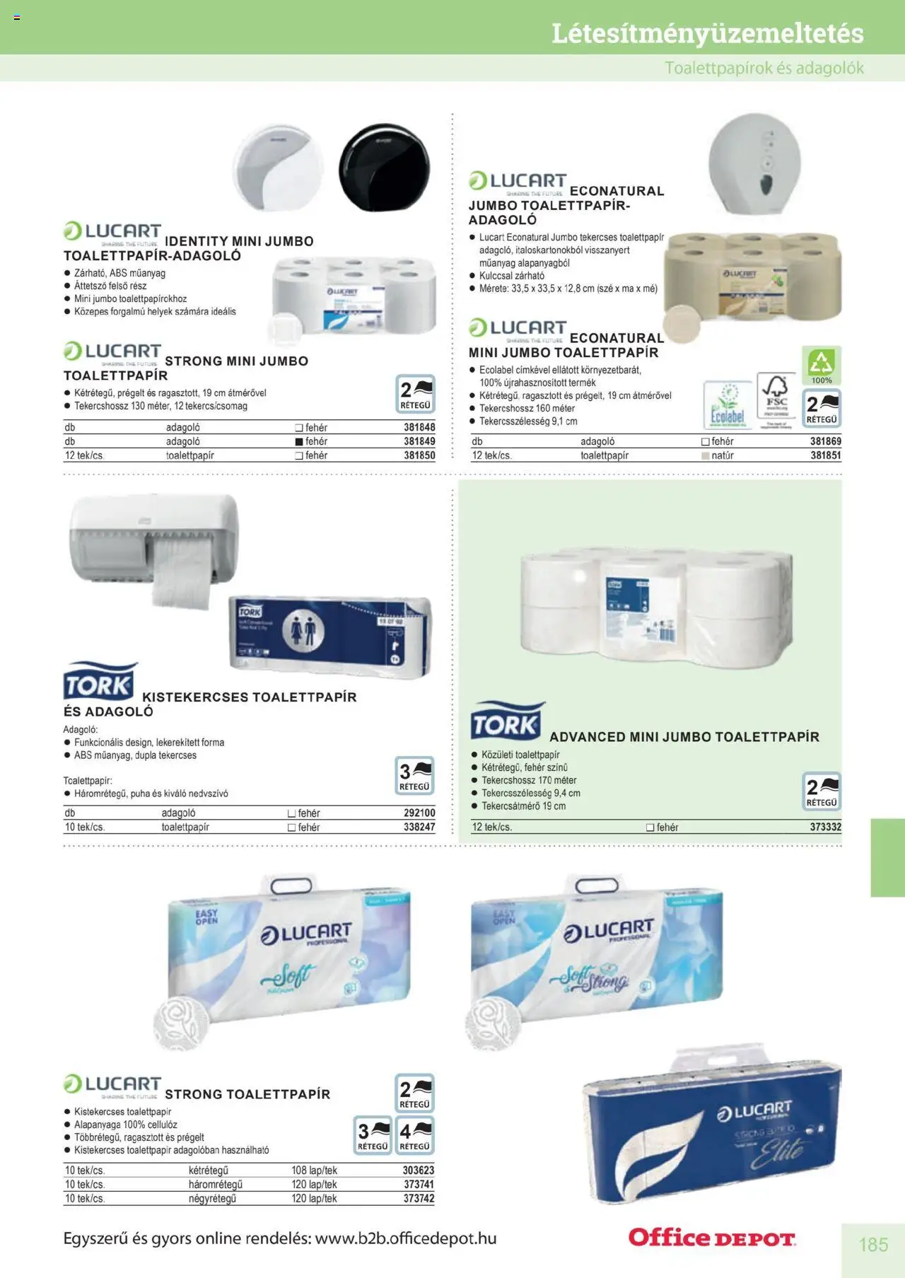 Office Depot akciós ujság - amely érvényes a következő dátumtól: 10.04.2025 | Oldal: 185
