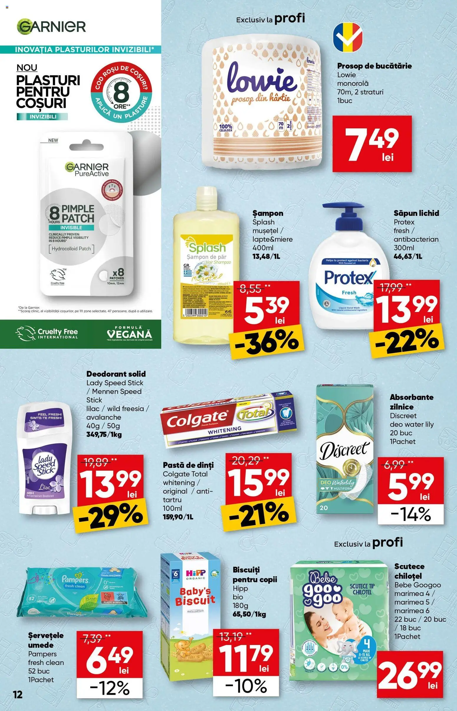 Noul catalog Profi – valabil de la 21.01.2026 | Pagină: 12 | Produse: Bucătărie, Șampon, Săpun, Deodorant